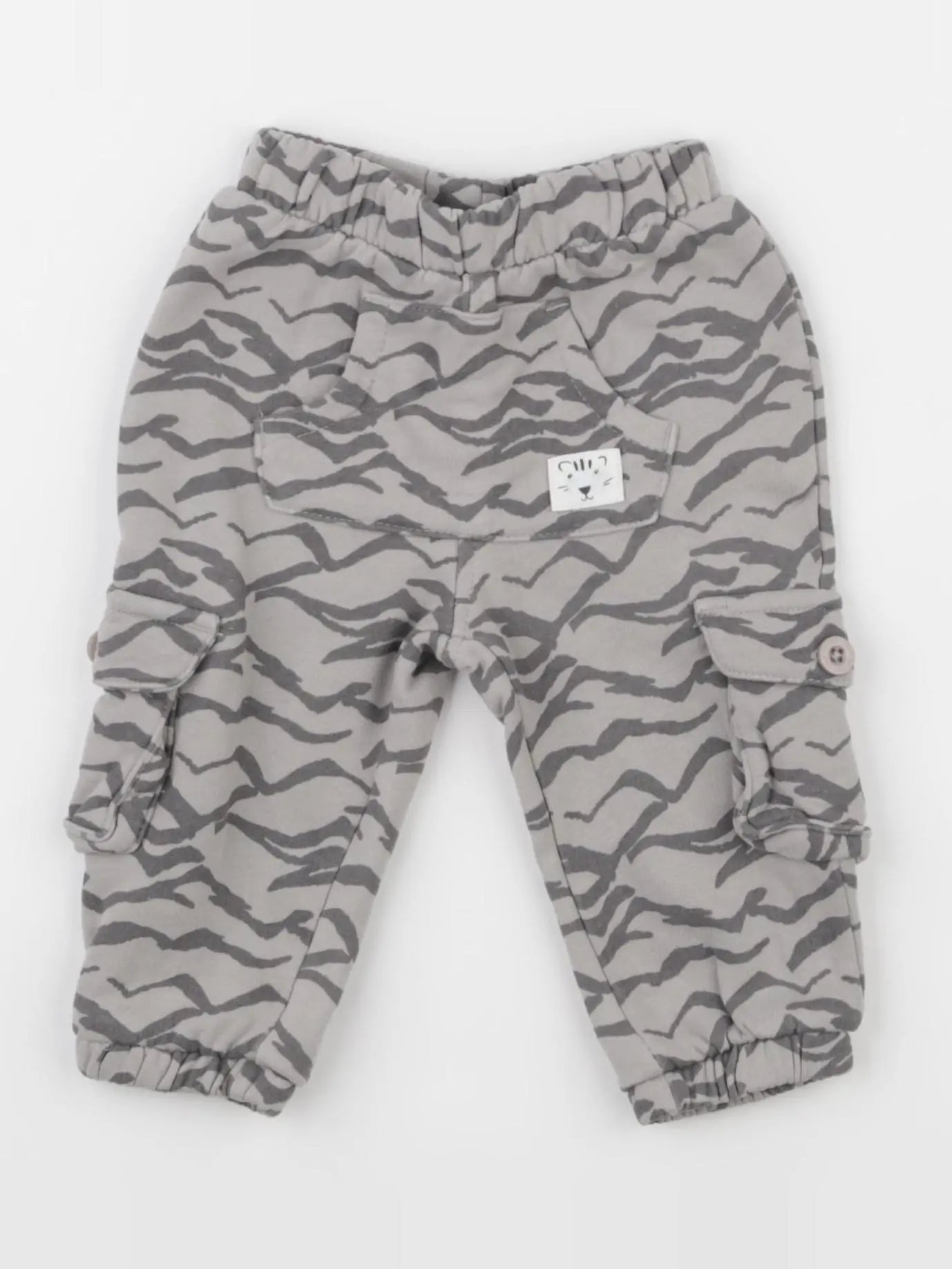 Vertbaudet - pantalon gris - 6 mois