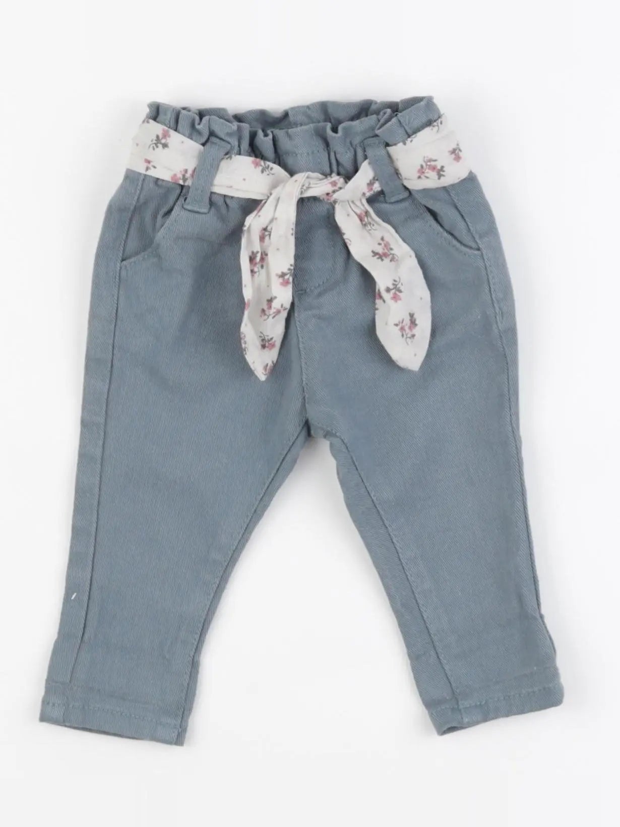 Vertbaudet - pantalon vert - 3 mois