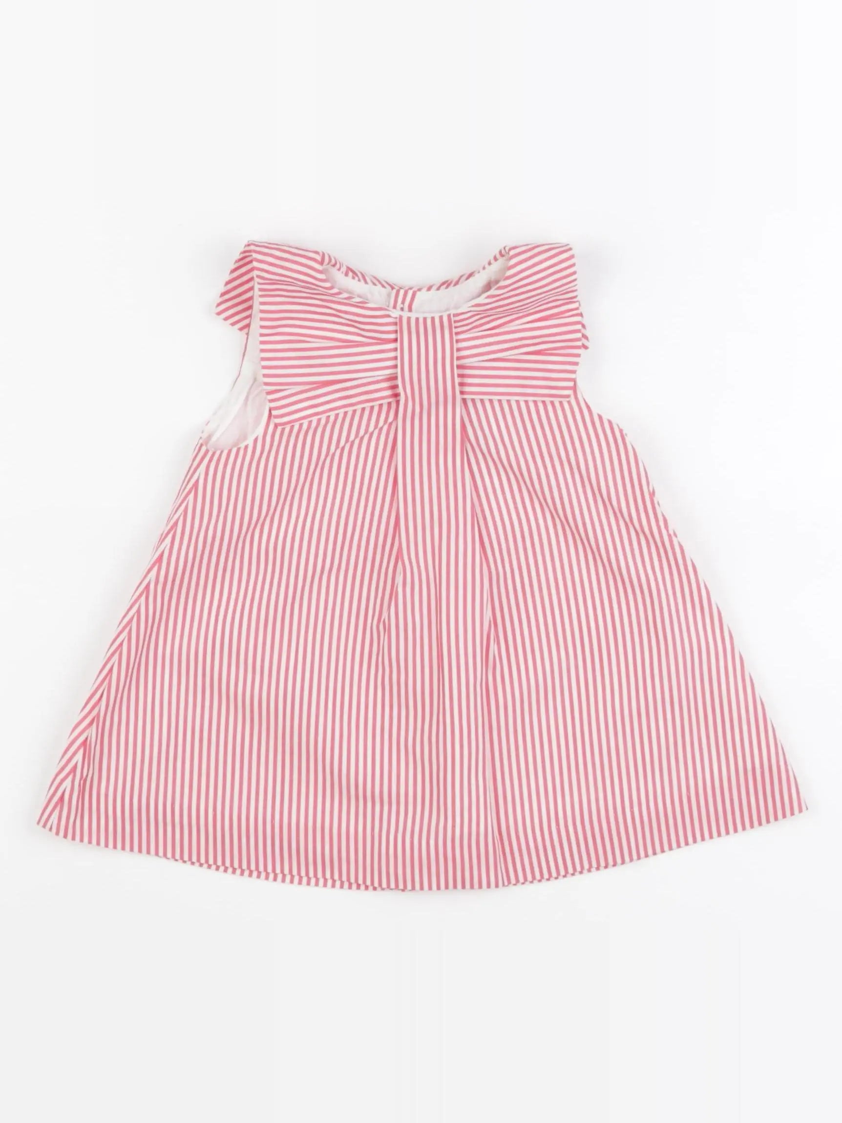 Jacadi - robe blanc, rouge - 6 mois