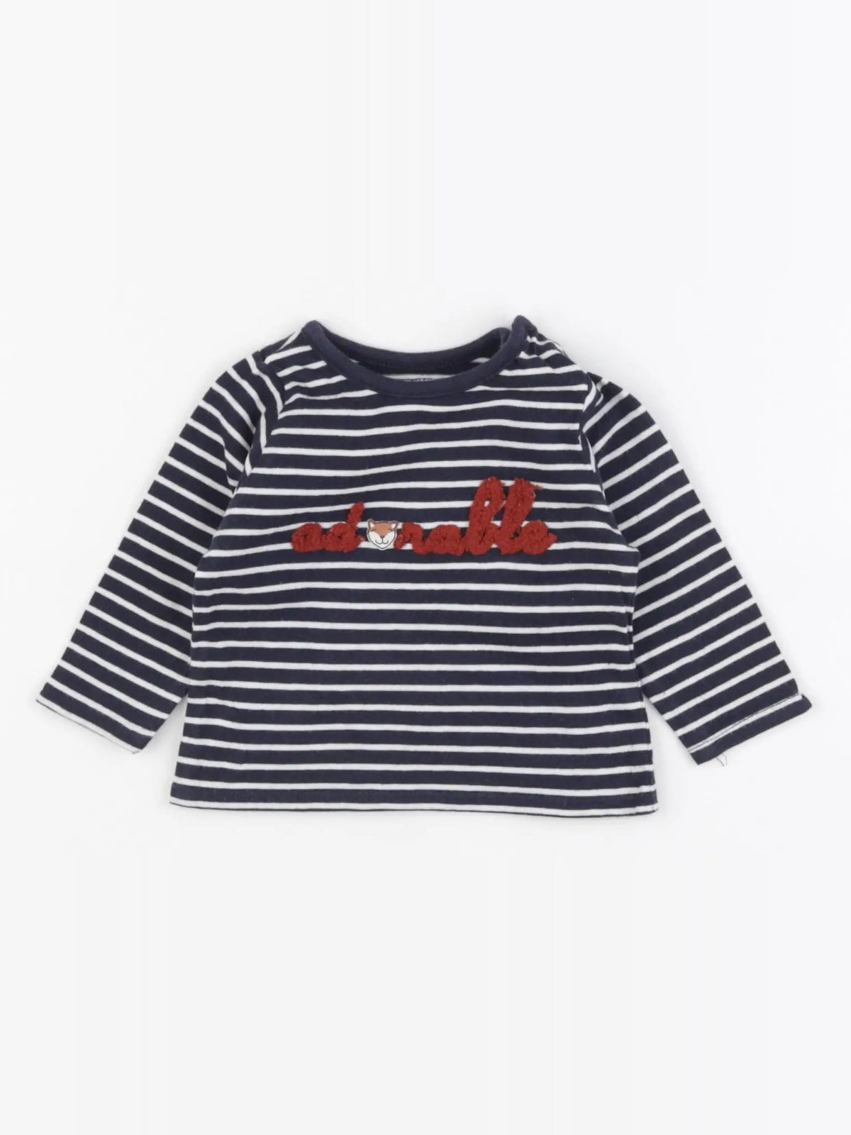 Vertbaudet - tee-shirt bleu - 3 mois