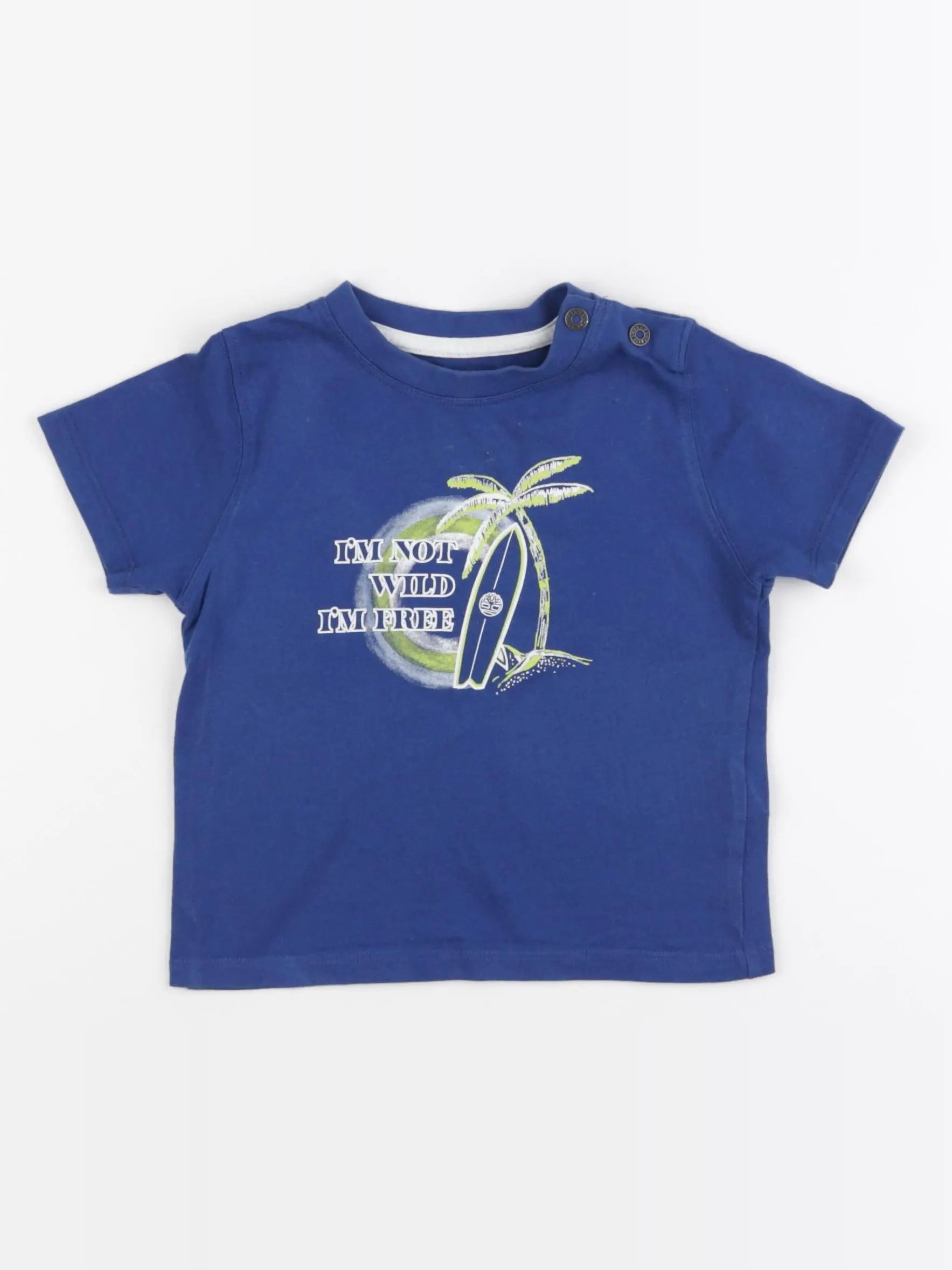 Timberland - tee-shirt bleu - 18 mois