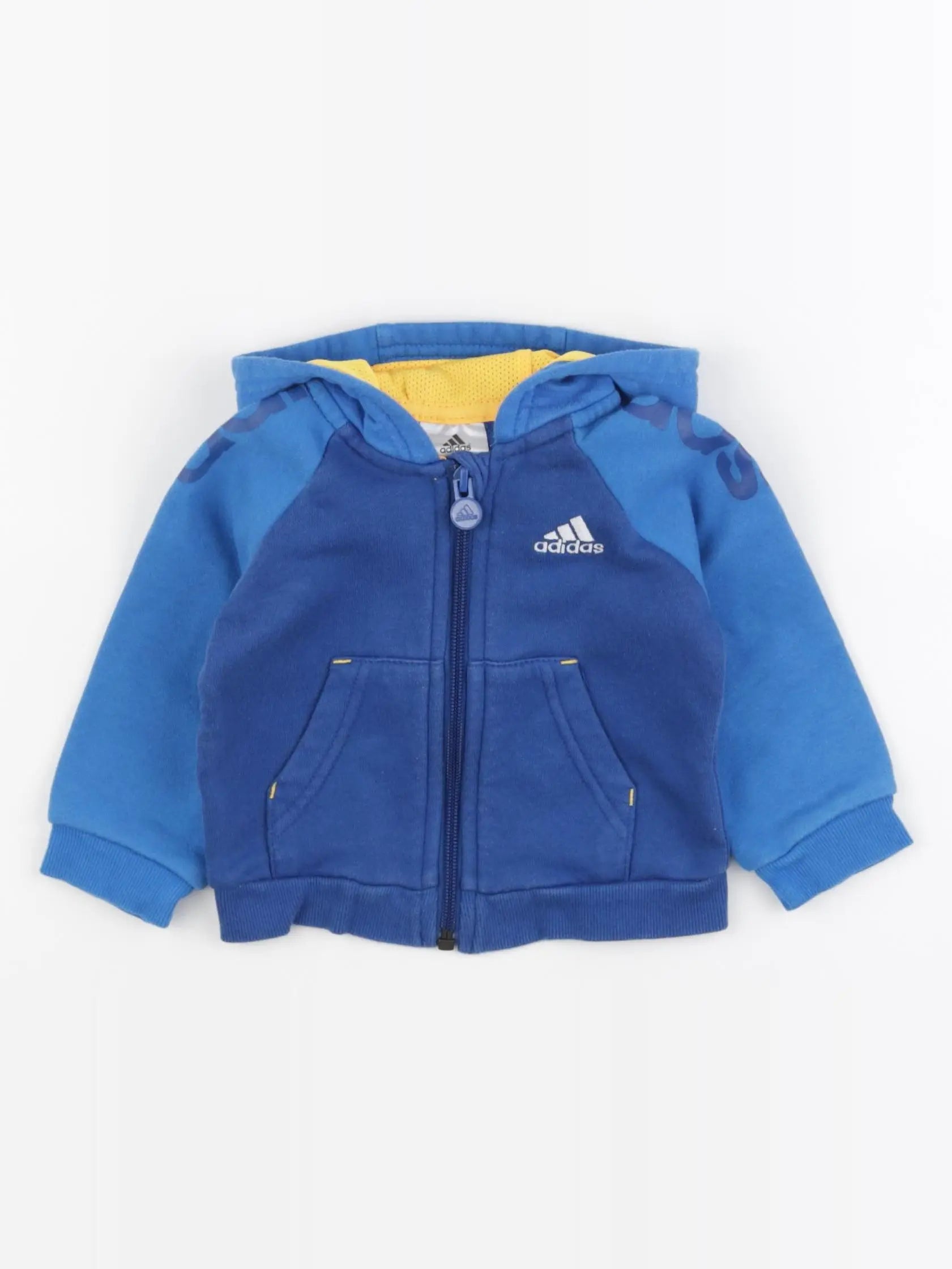 Adidas - sweat bleu - 3/6 mois