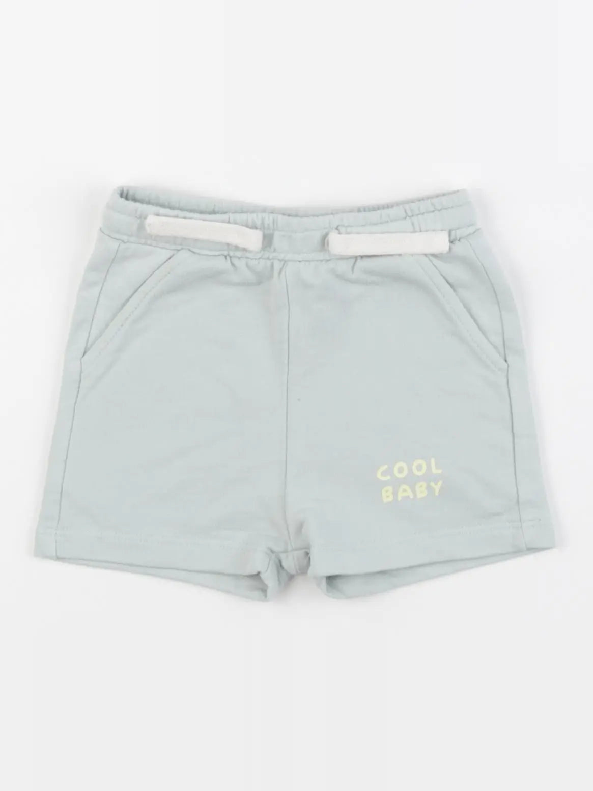 Vertbaudet - short vert - 9 mois