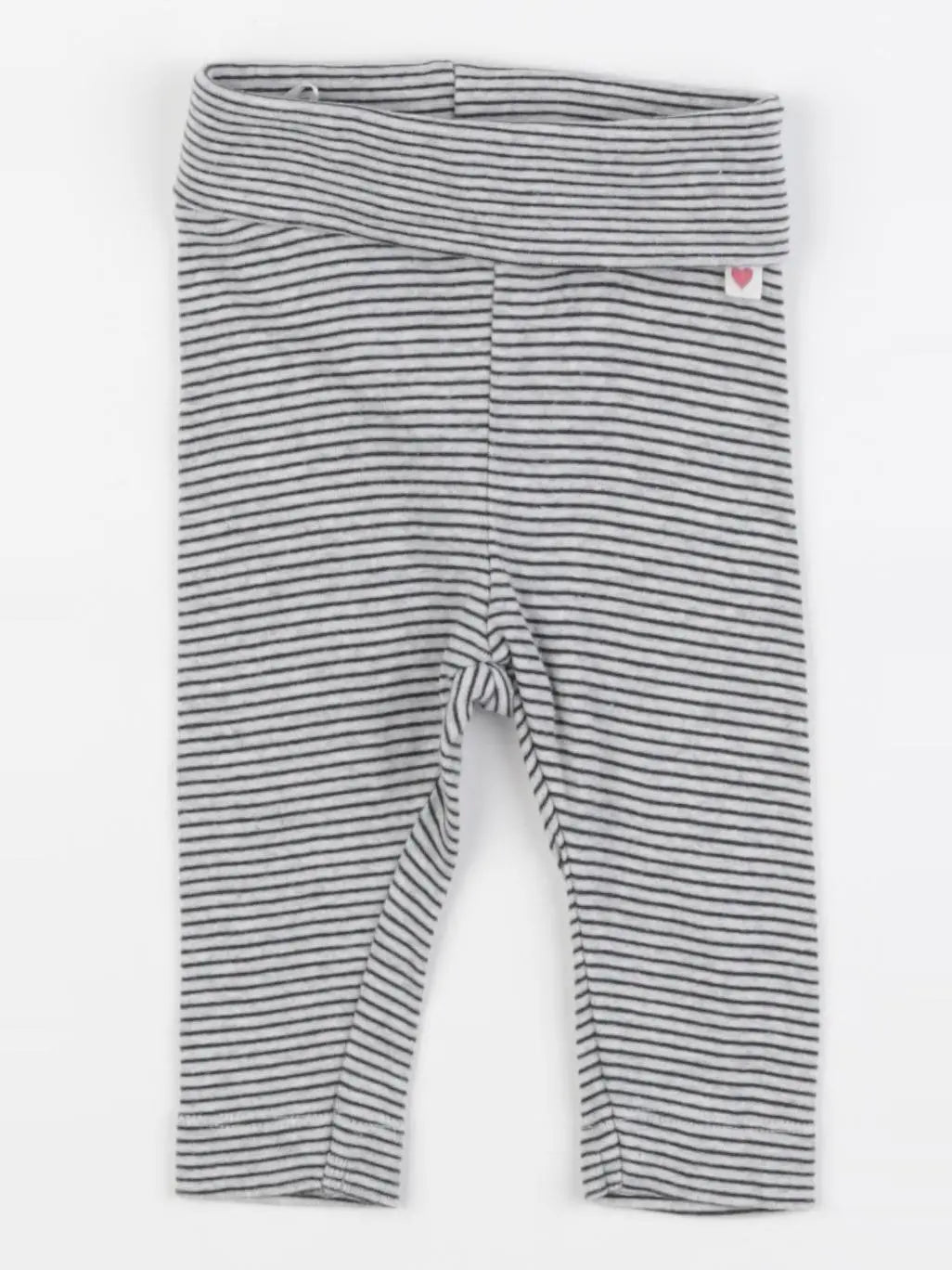 H&M - legging gris - 3/6 mois