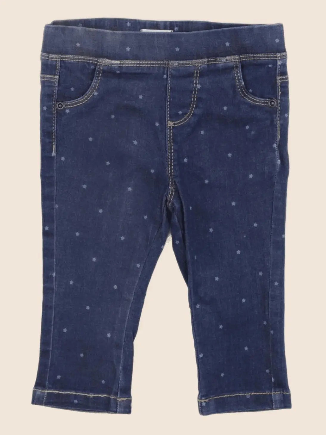 Vertbaudet - jegging bleu - 9 mois