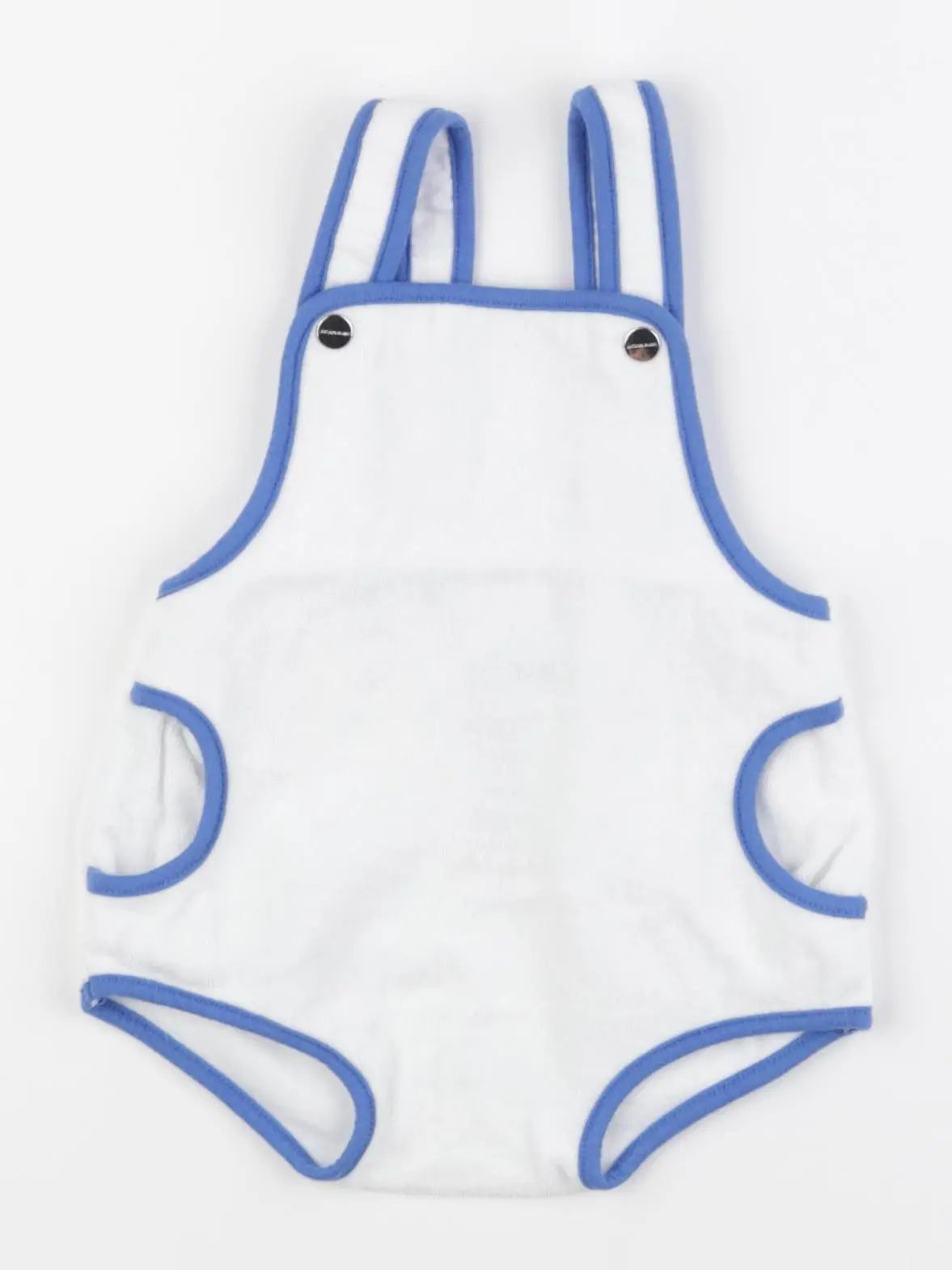 Jacadi - combinaison bleu, blanc - 6 mois