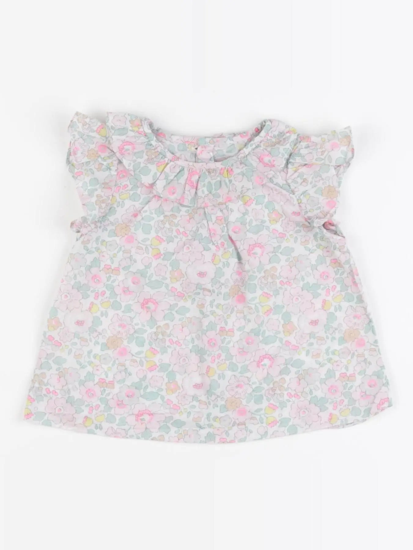 Jacadi - blouse liberty multicolore - 12 mois