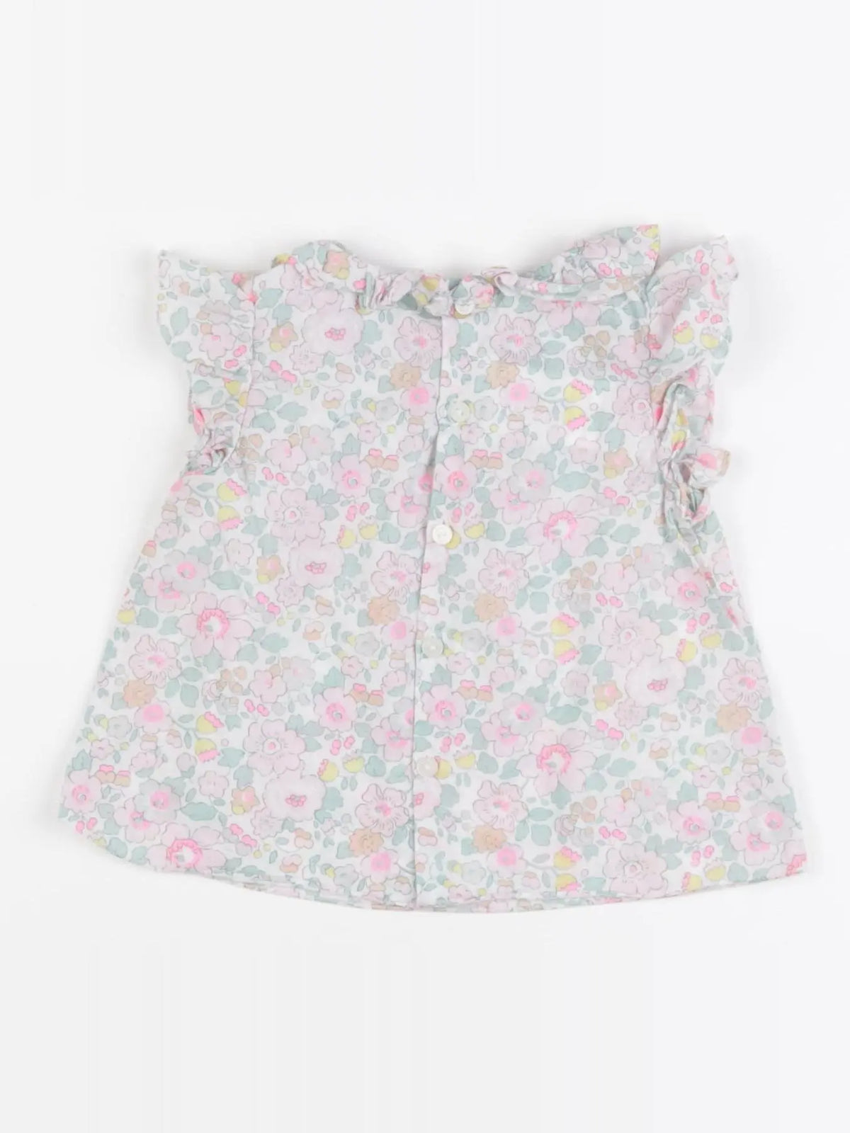 Jacadi - blouse liberty multicolore - 12 mois