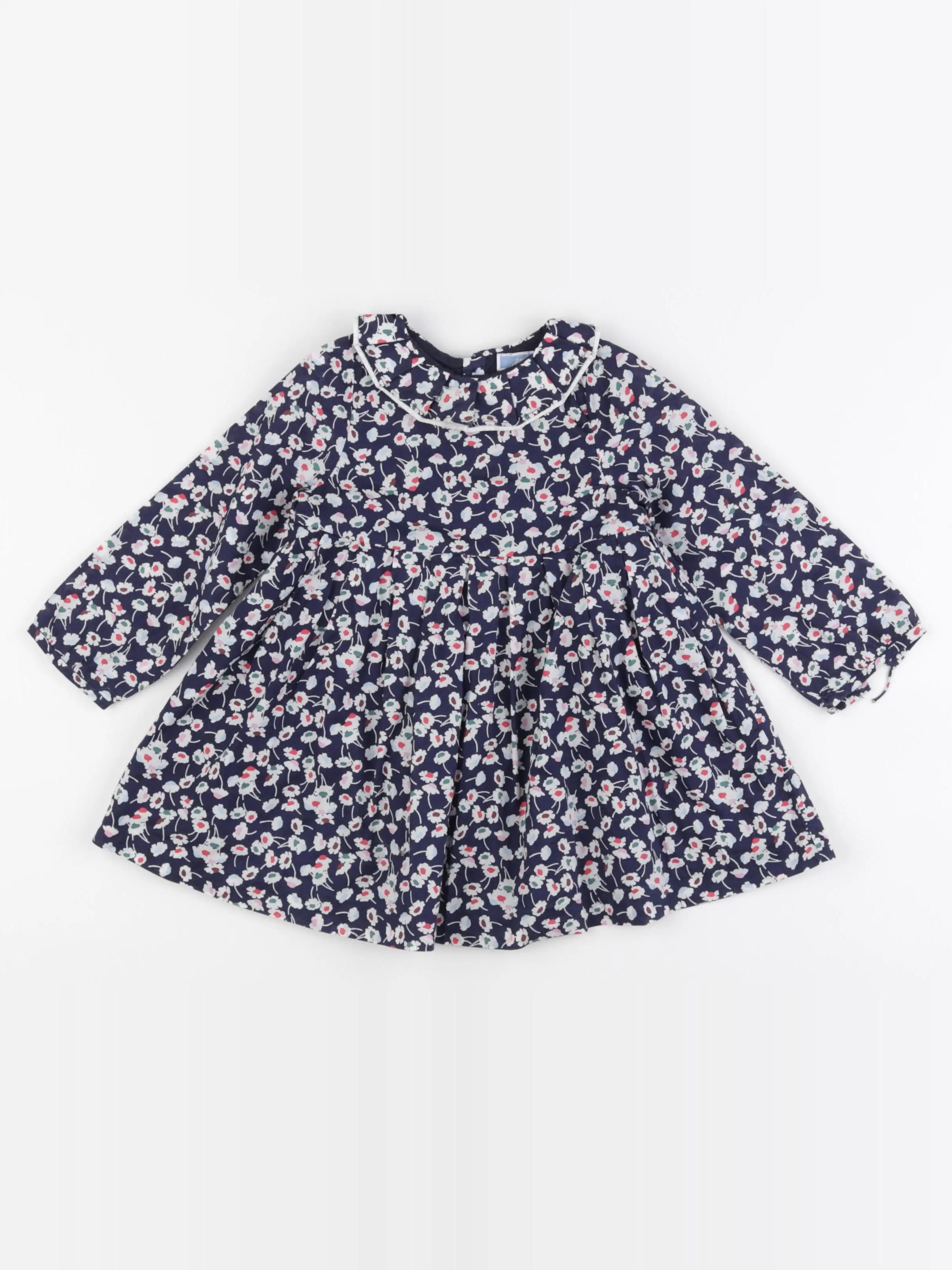 Jacadi - robe liberty bleu - 18 mois