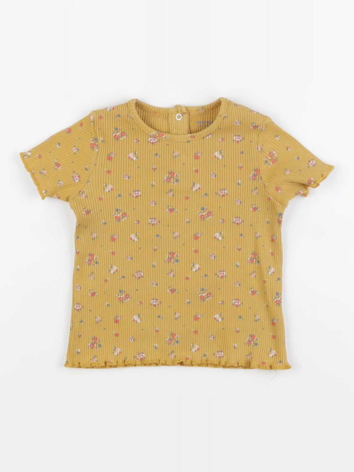 Vertbaudet - tee-shirt jaune - 24 mois