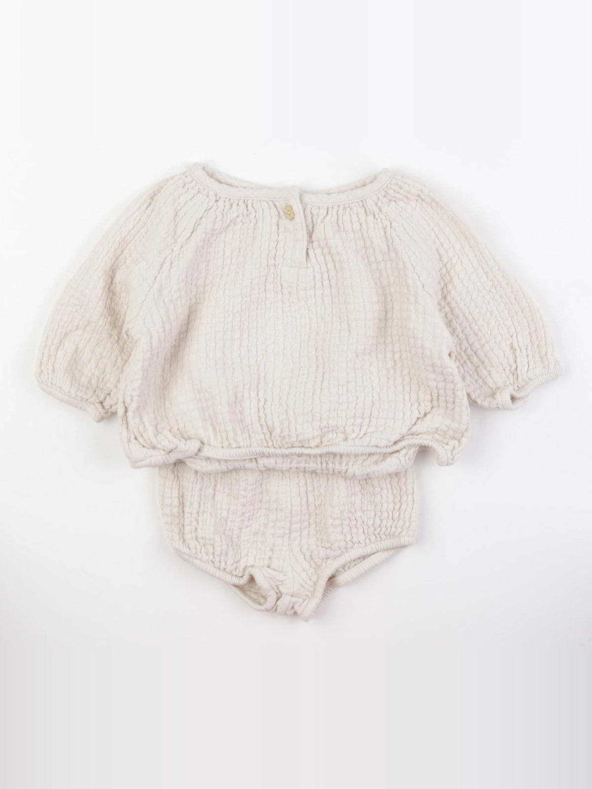 H&M - ensemble beige - 2/4 mois