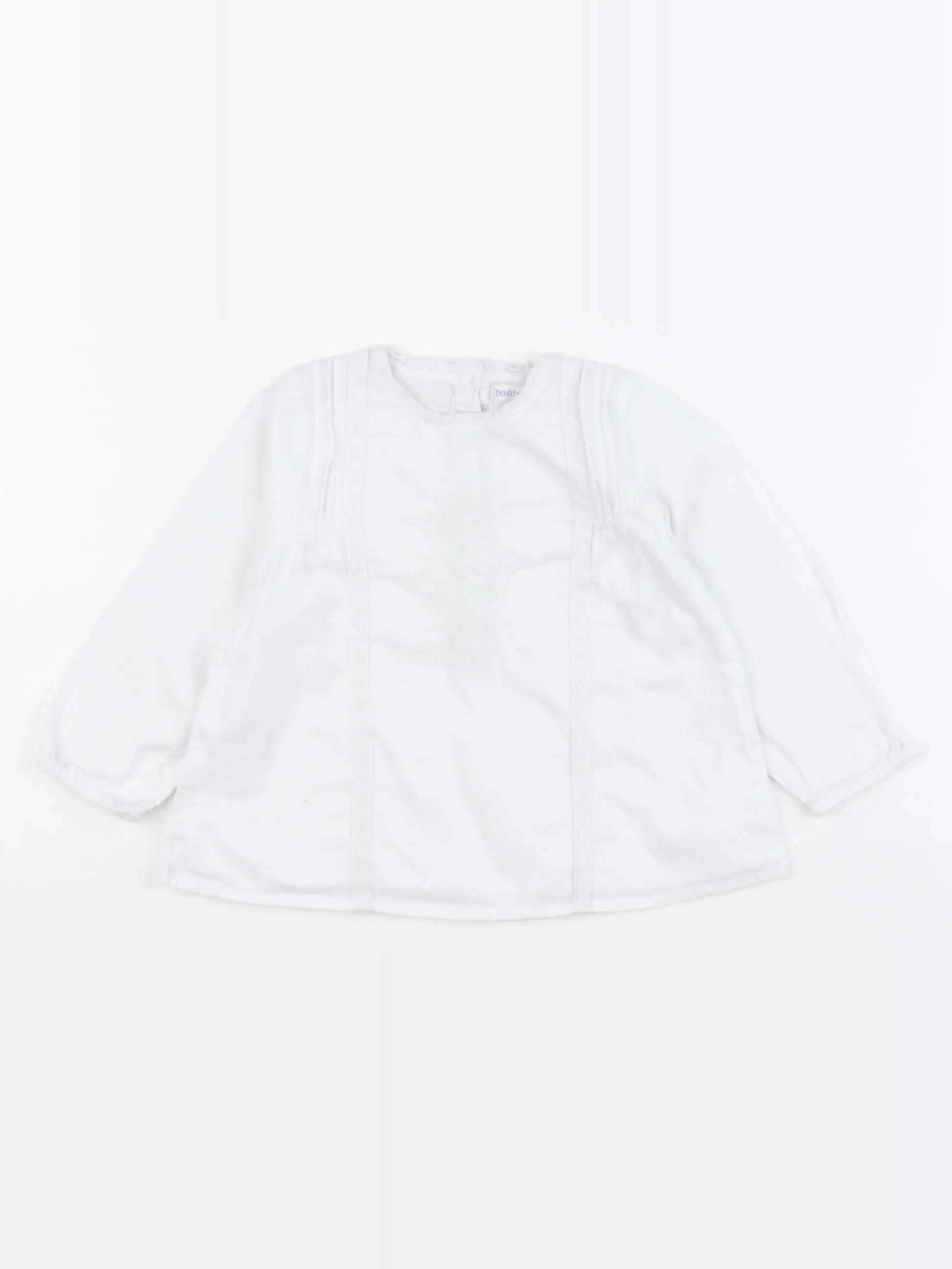 Boutchou - blouse blanc - 12 mois