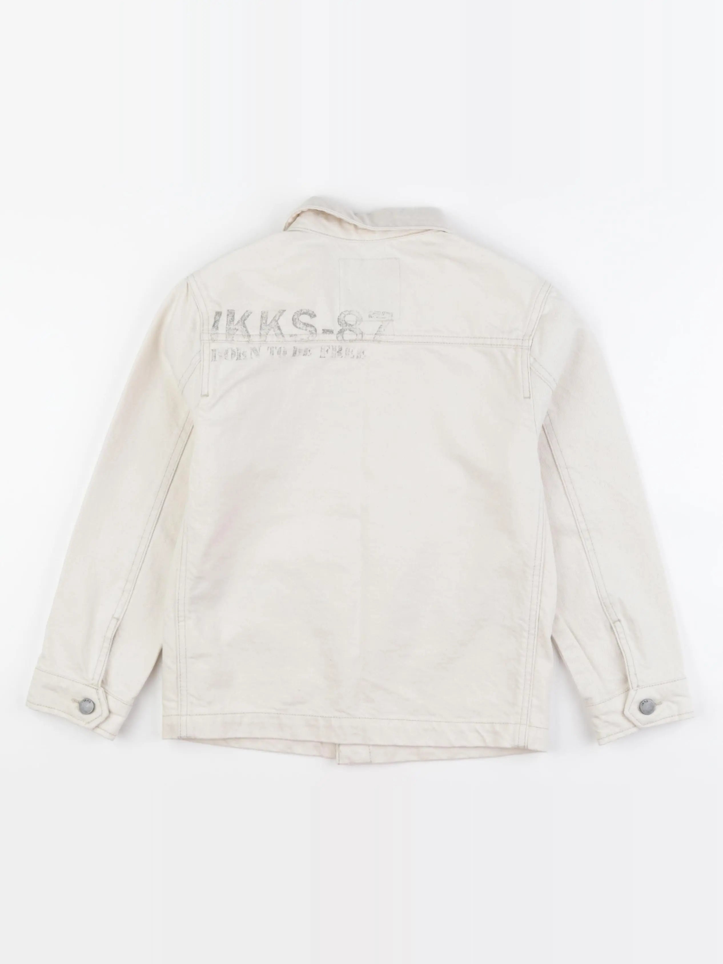 IKKS - veste imprimé au dos beige - 8 ans