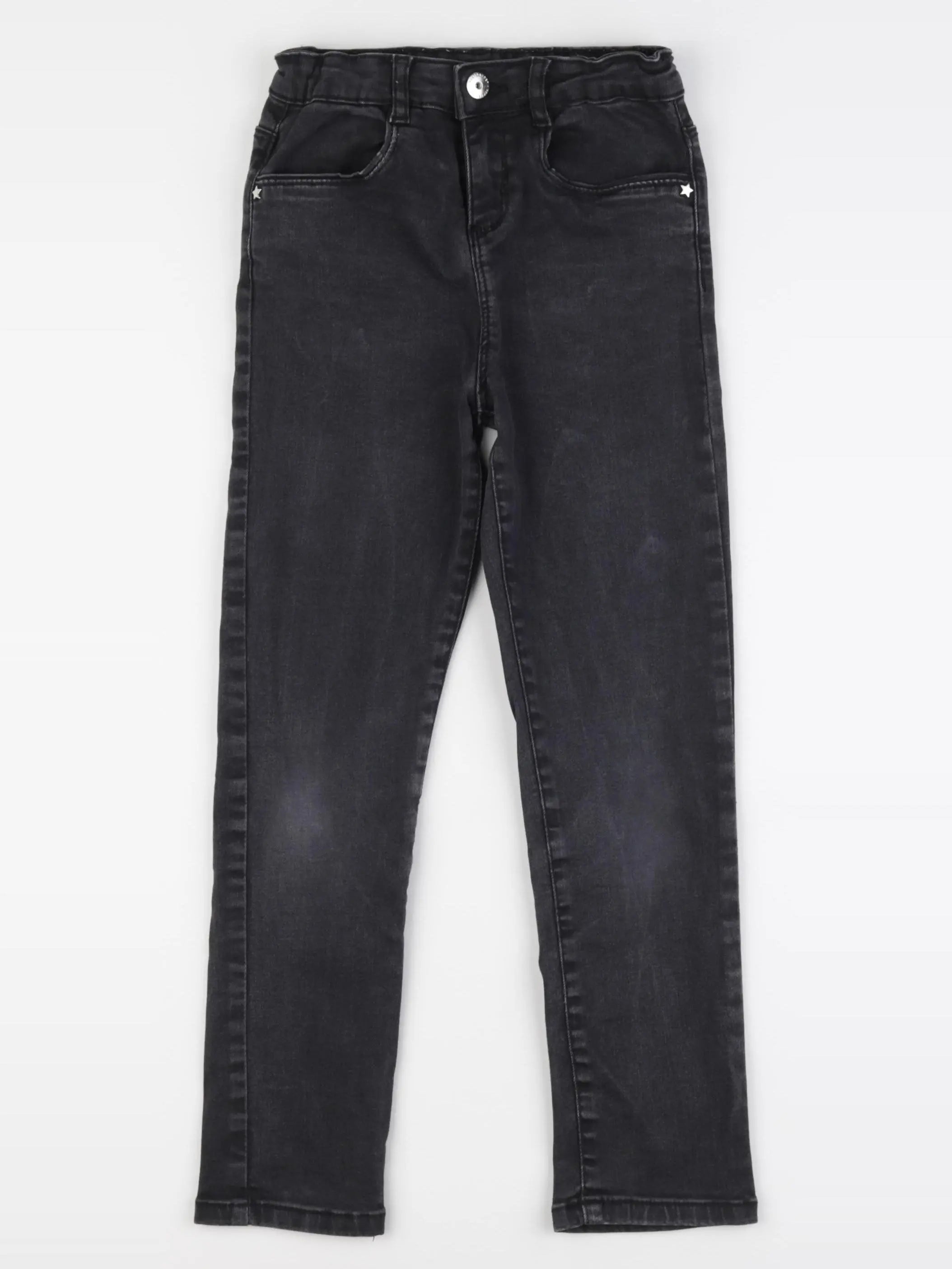 Vertbaudet - jean gris - 8 ans