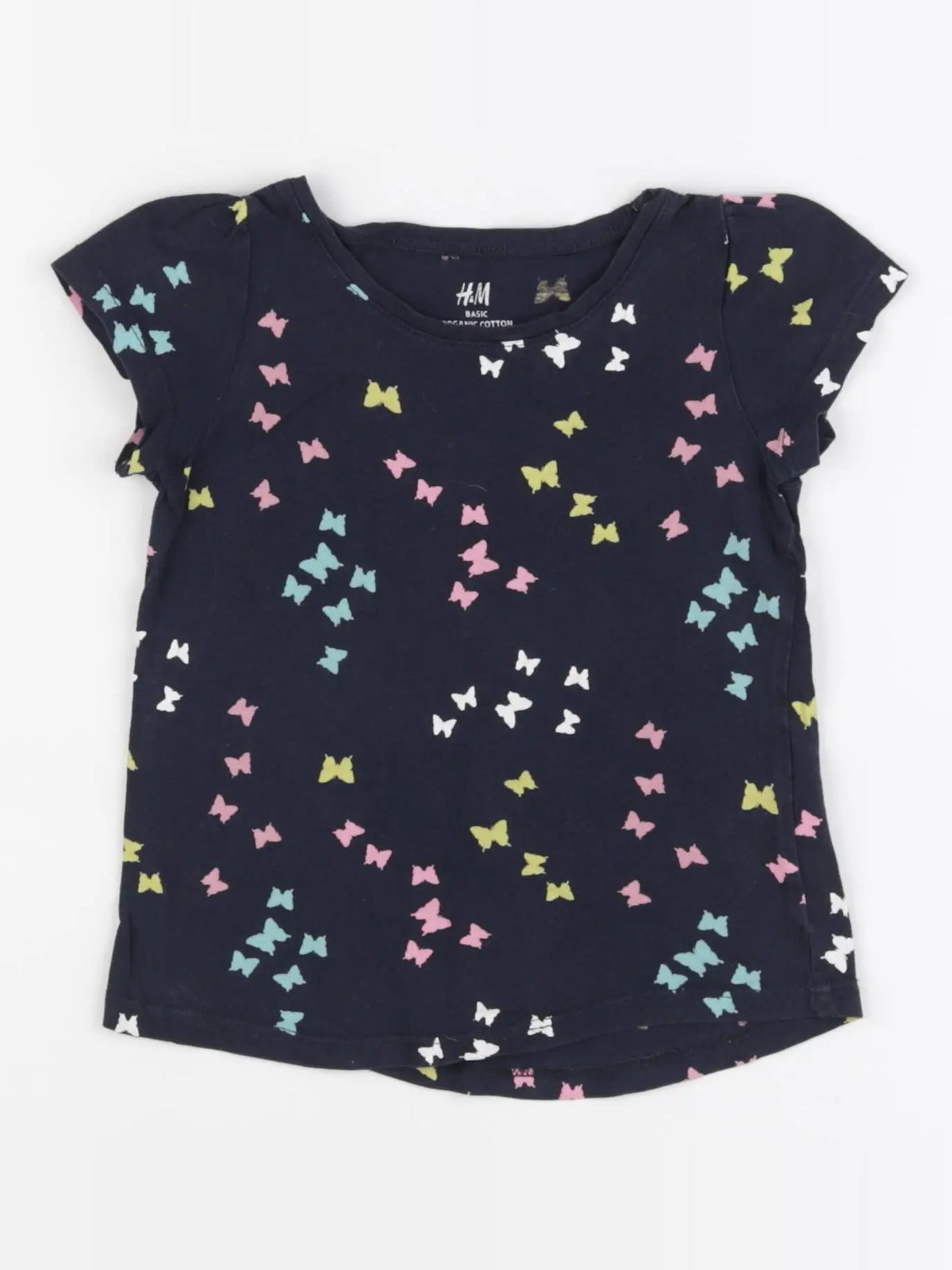 H&M - tee-shirt bleu - 18/24 mois