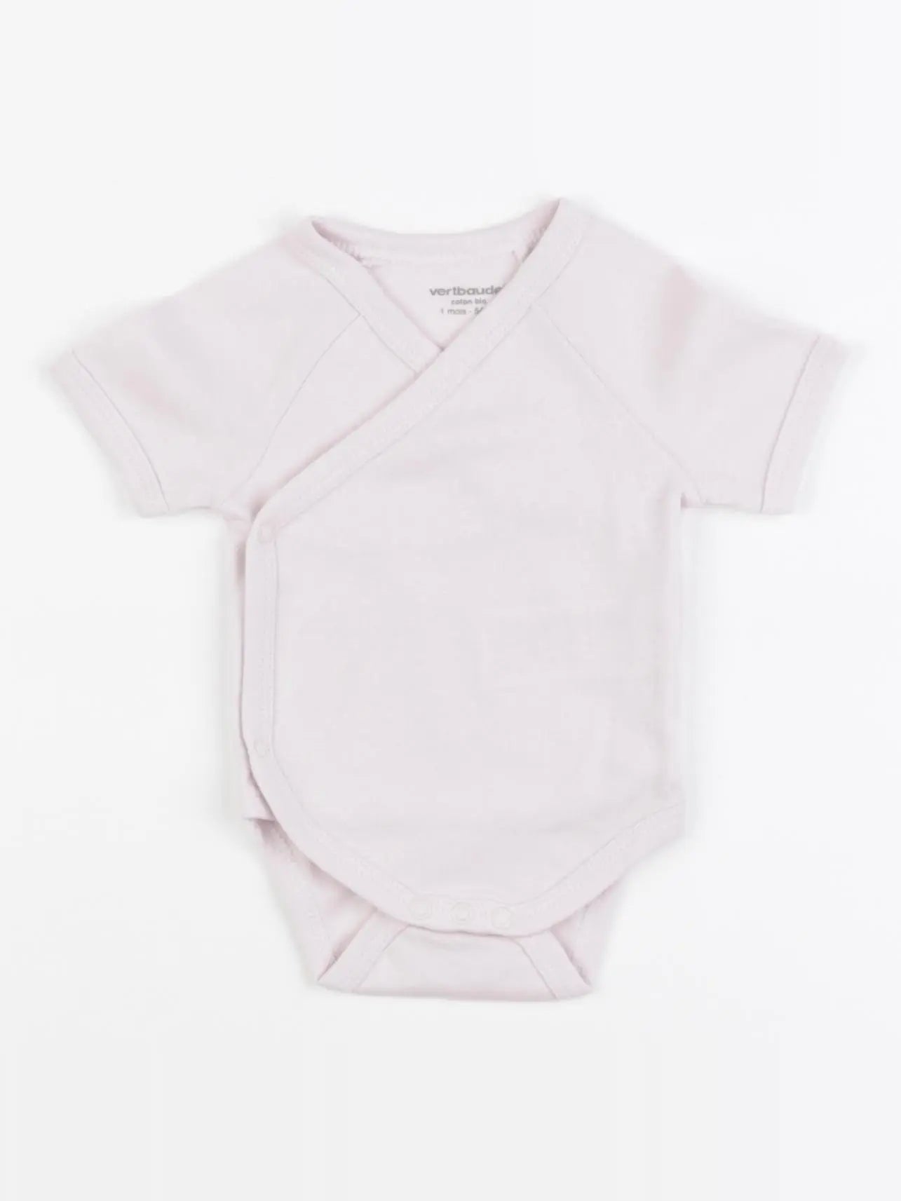 Vertbaudet - body rose - 1 mois