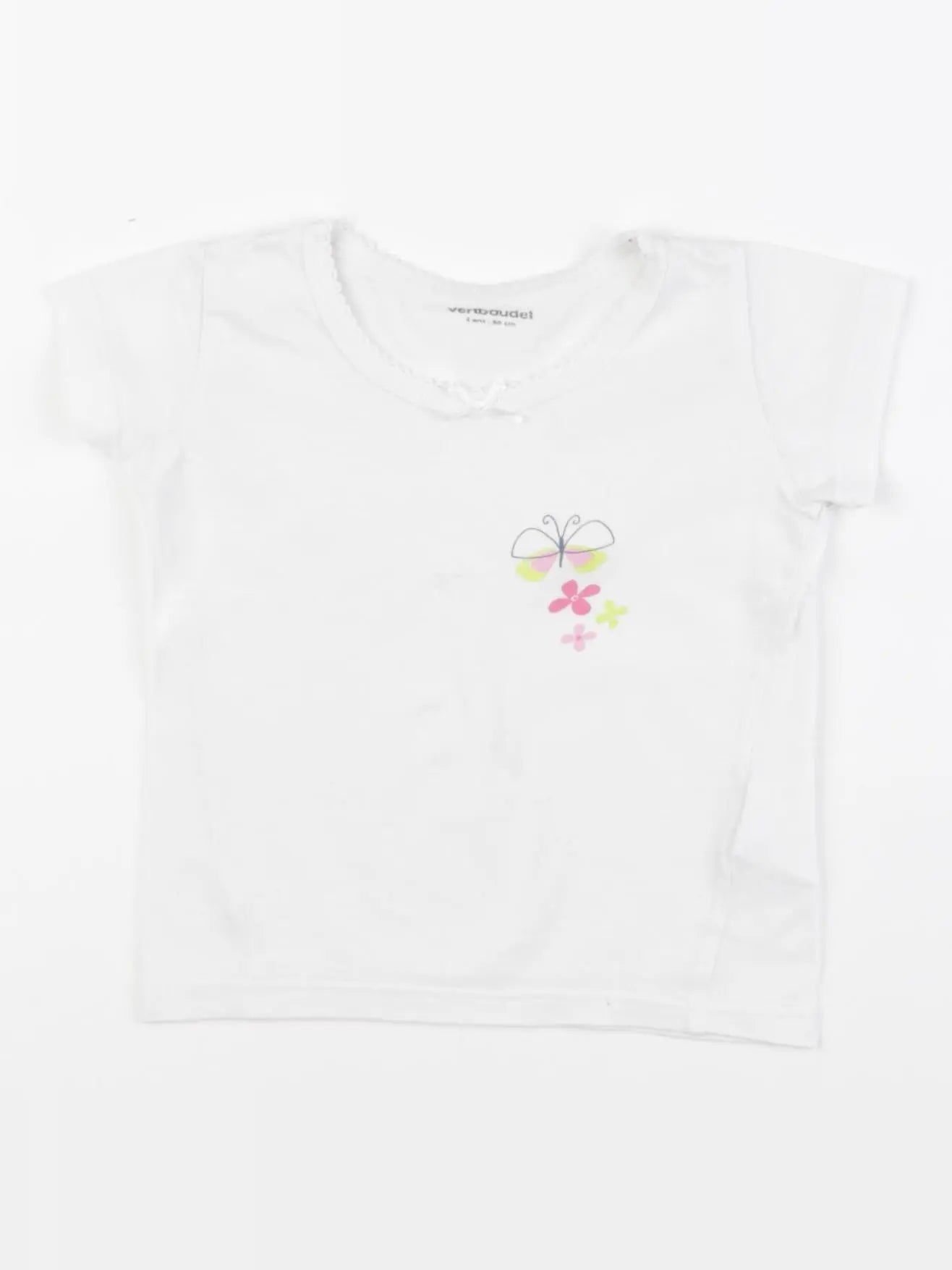 Vertbaudet - maillot de corps blanc - 2 ans