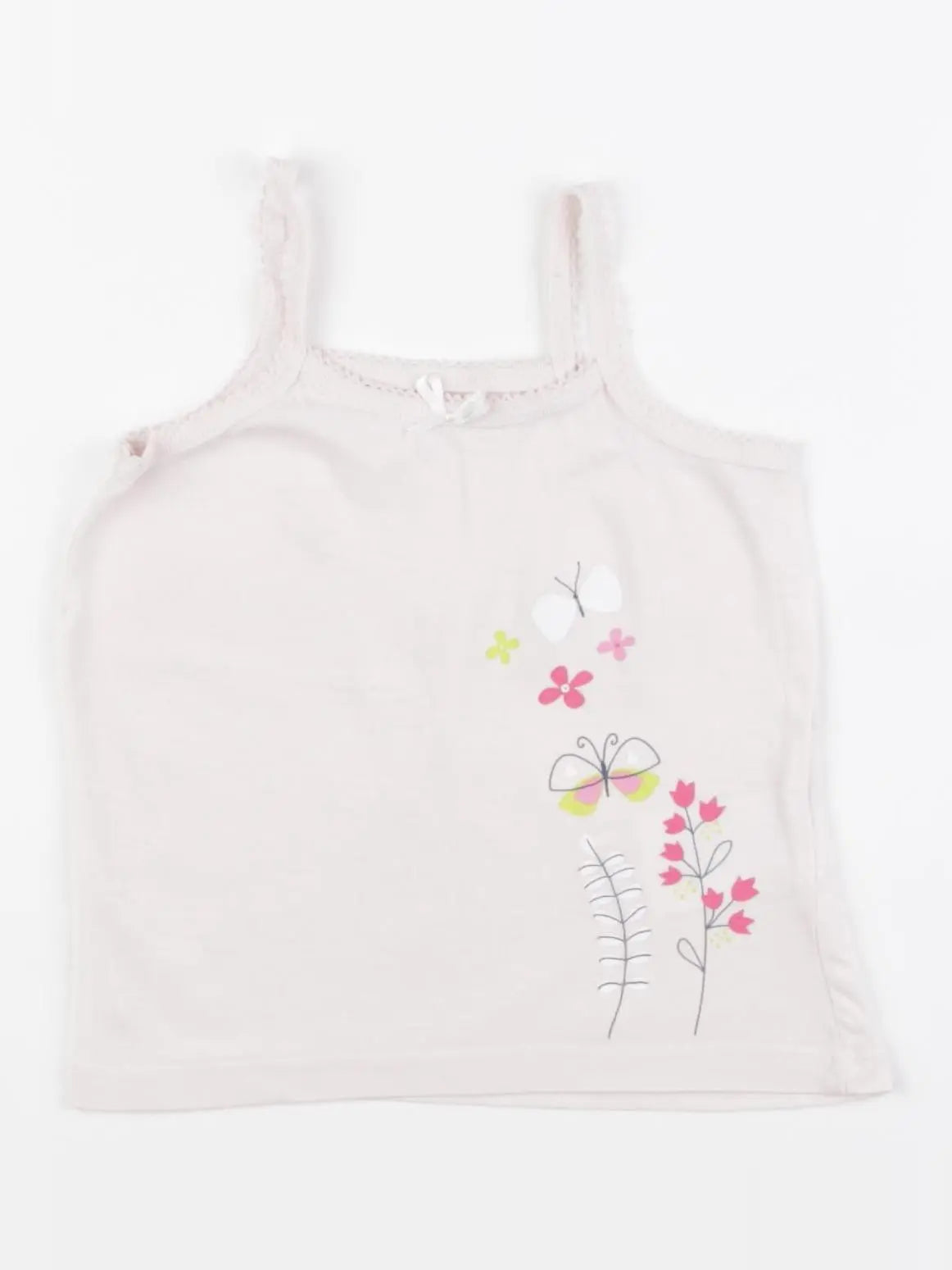 Vertbaudet - maillot de corps rose - 2 ans