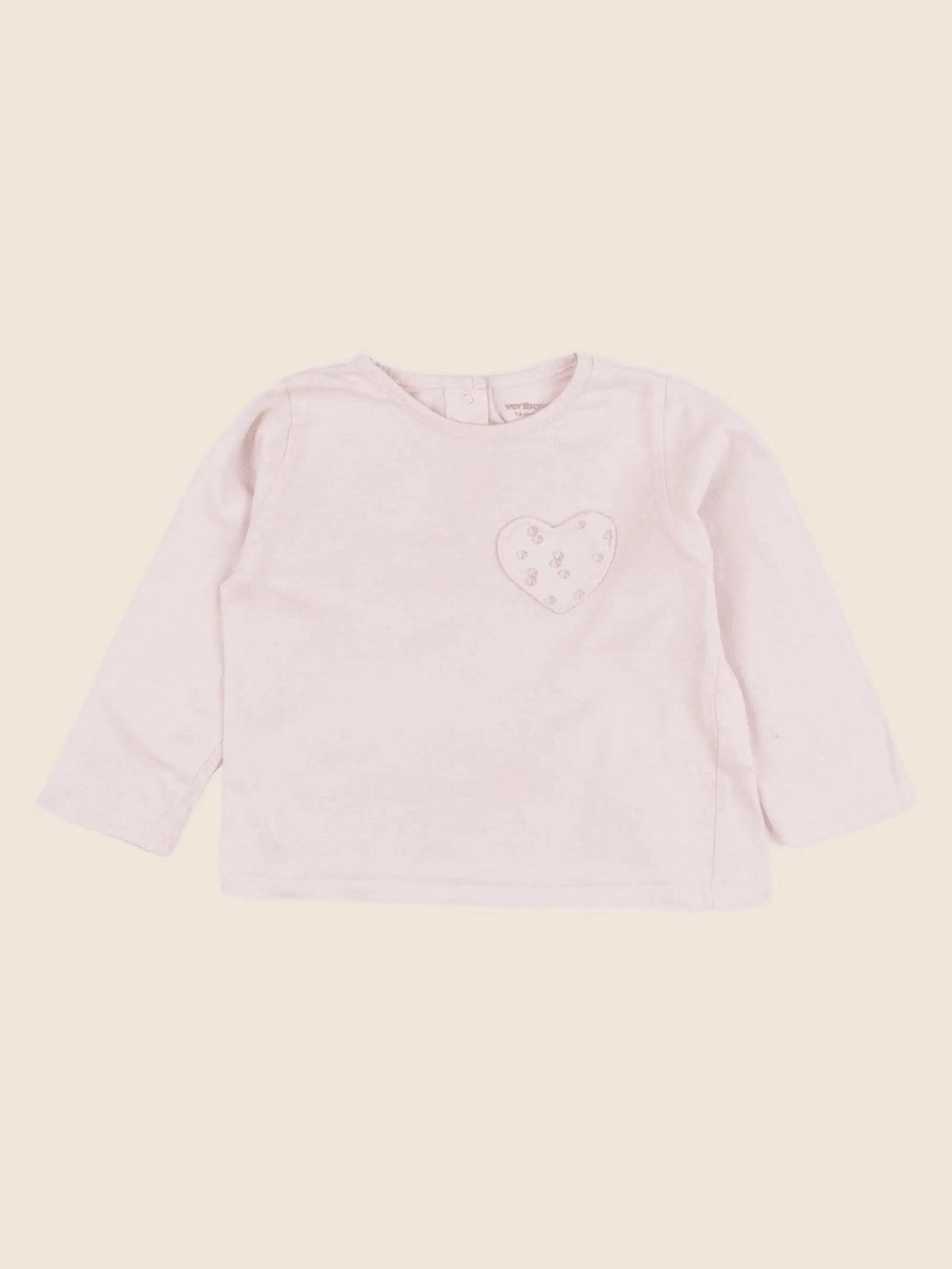 Vertbaudet - tee-shirt rose - 12 mois
