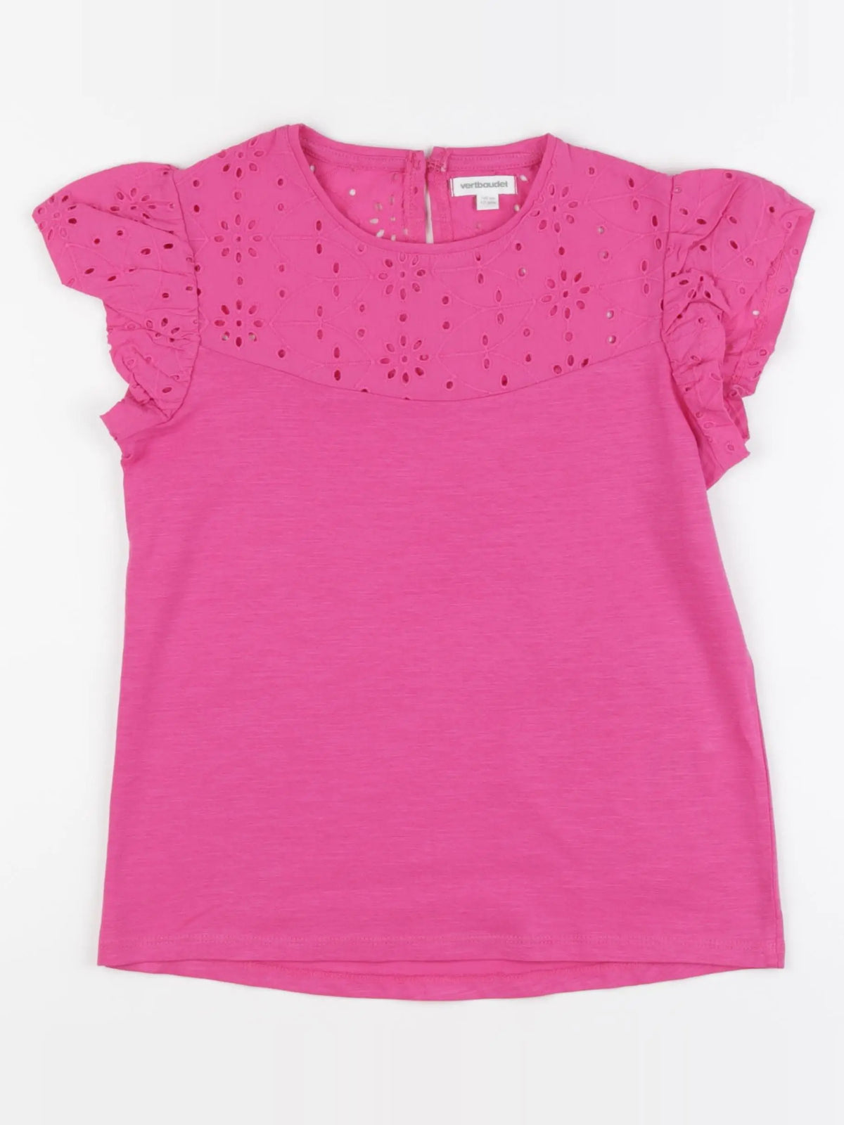 Vertbaudet - tee-shirt rose - 10 ans