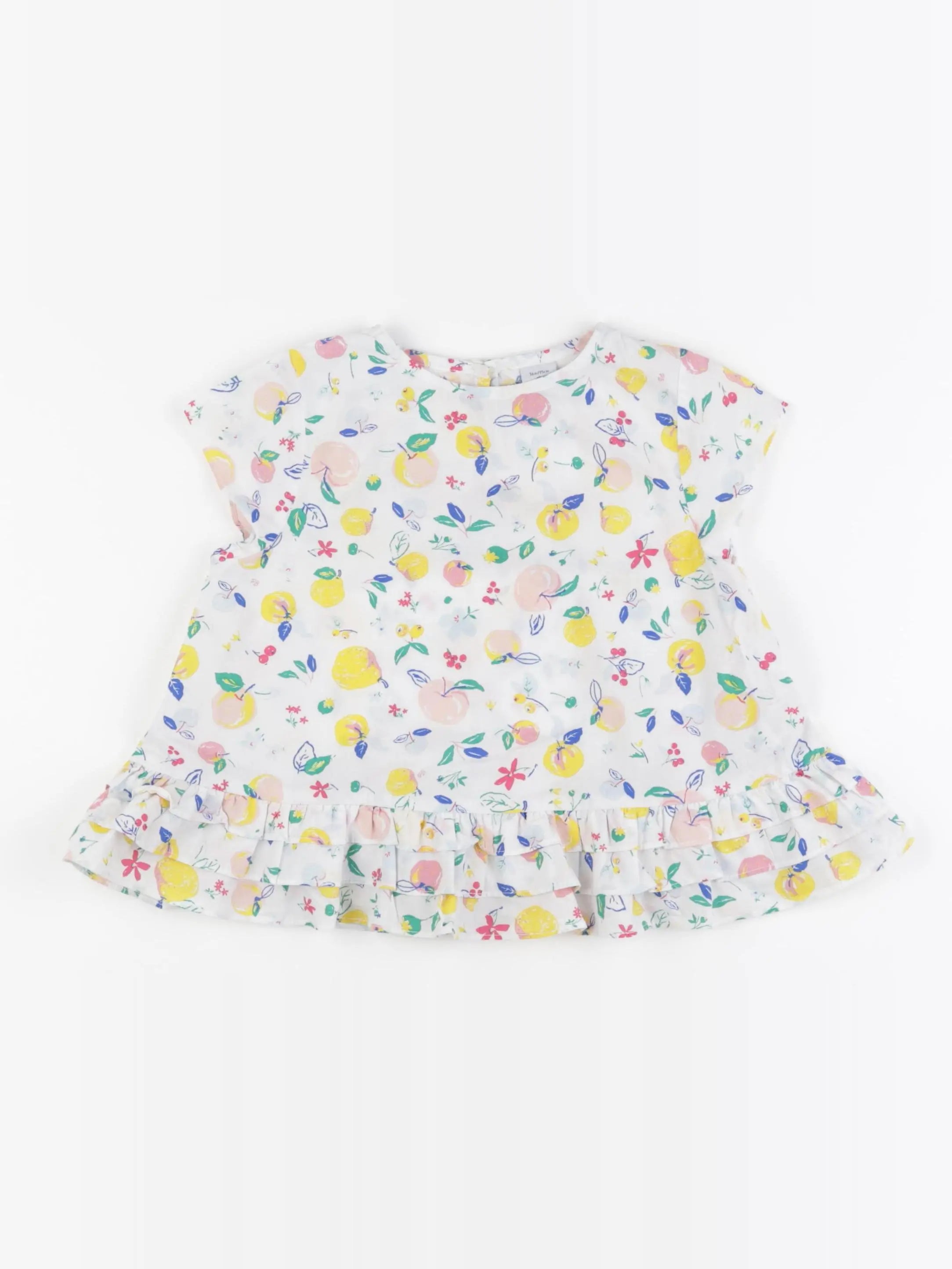 Petit Bateau - blouse multicolore - 36 mois