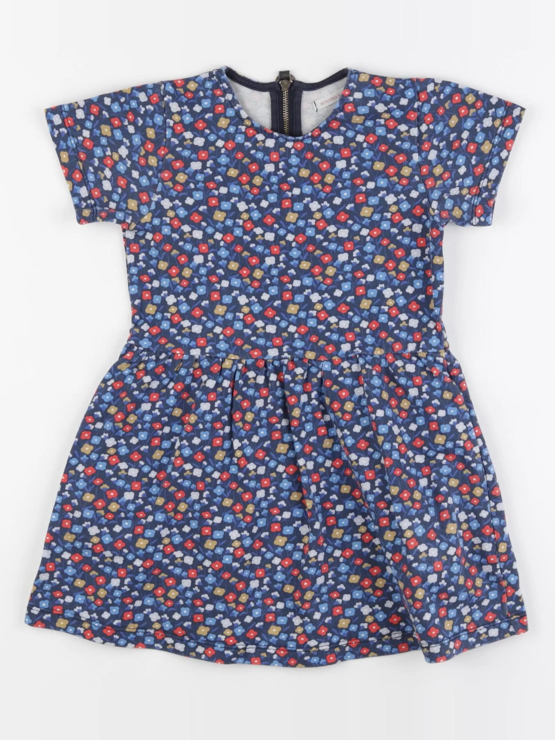 Monoprix - robe bleu - 4 ans
