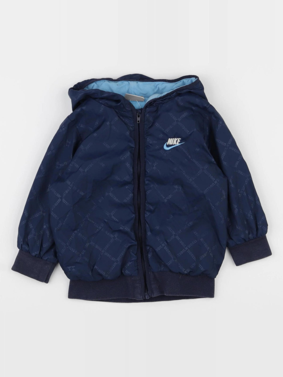 Nike - coupe-vent bleu - 12/18 mois