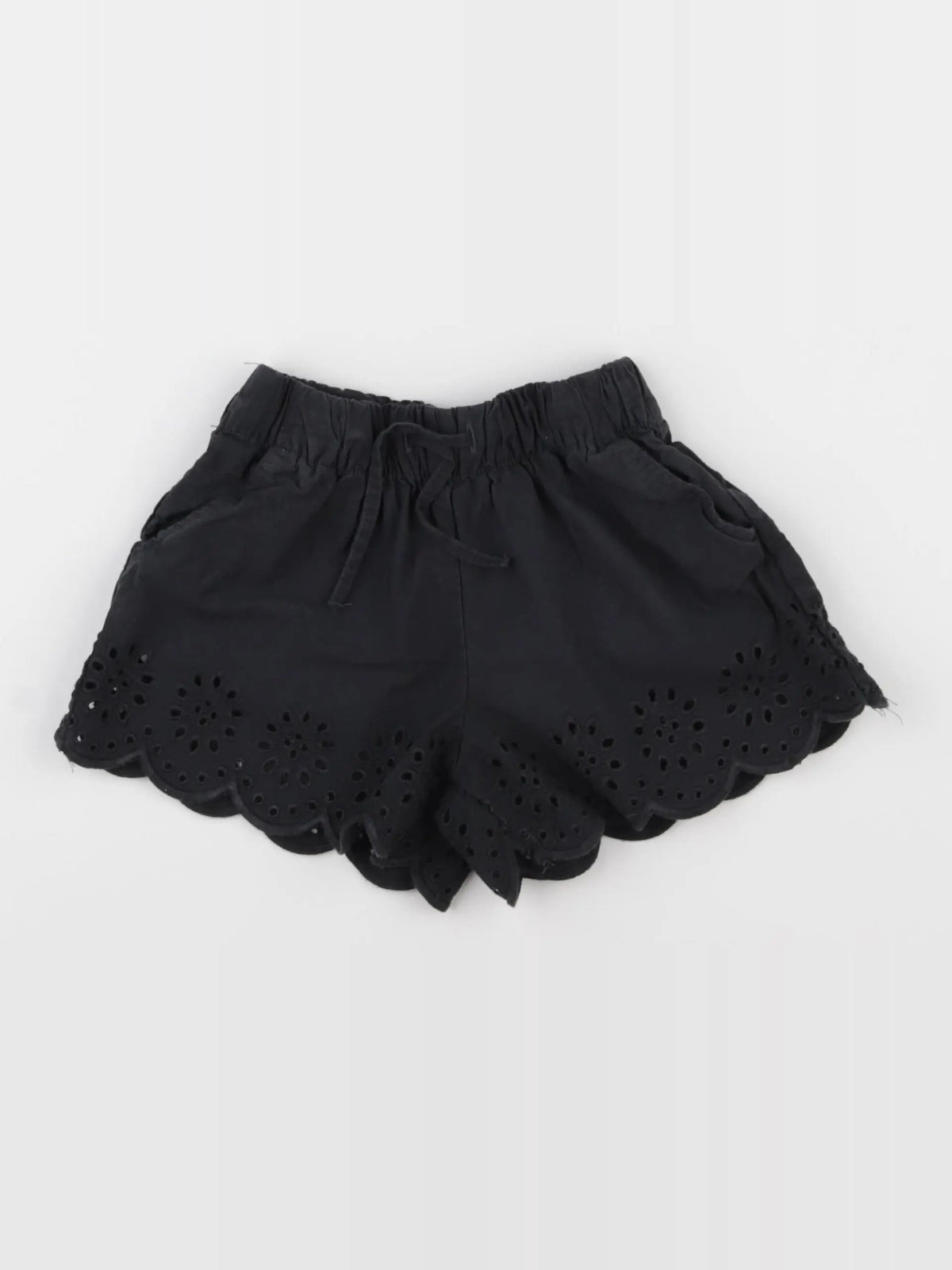 H&M - short noir - 18/24 mois