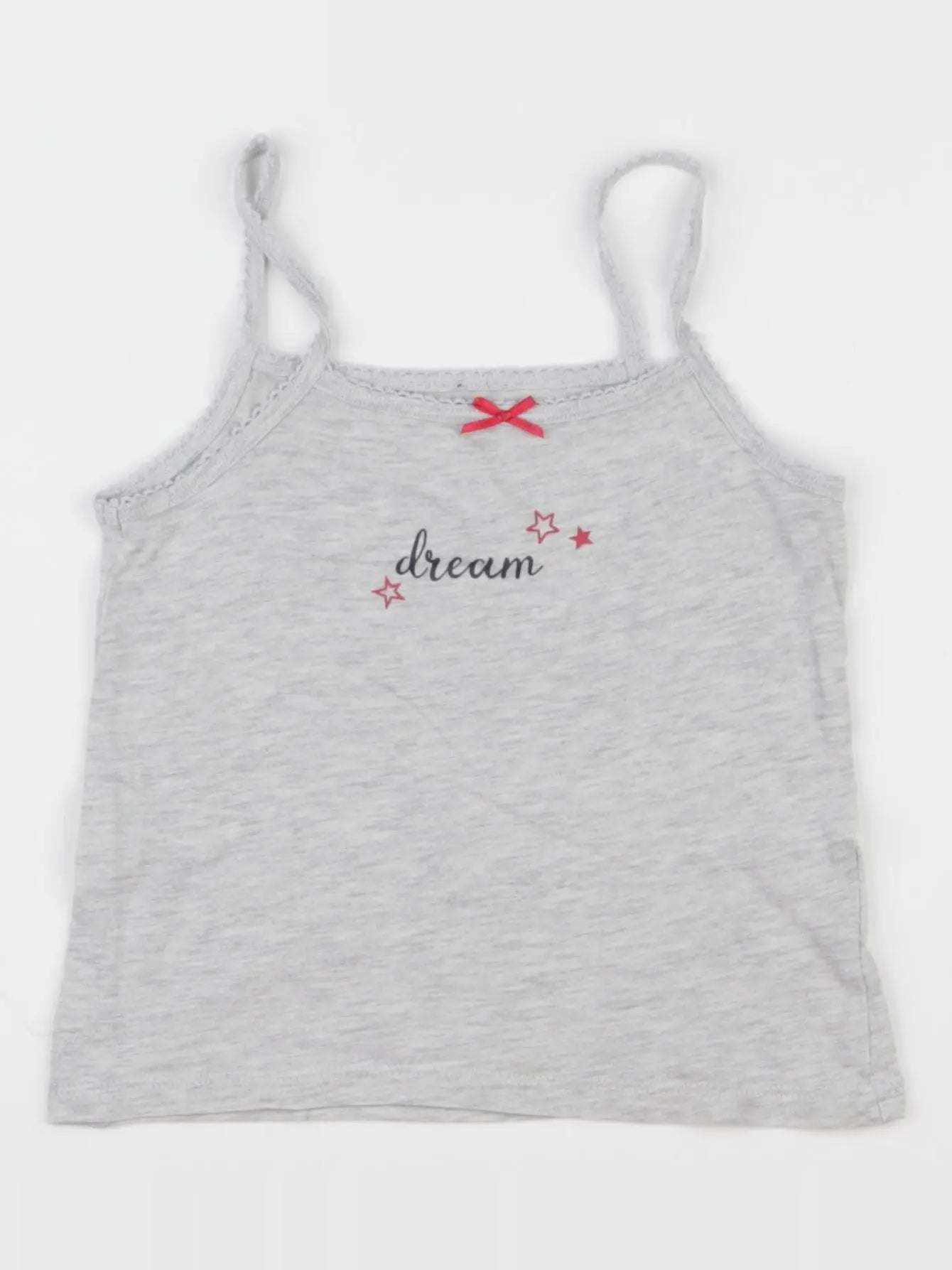 Vertbaudet - maillot de corps gris - 2 ans