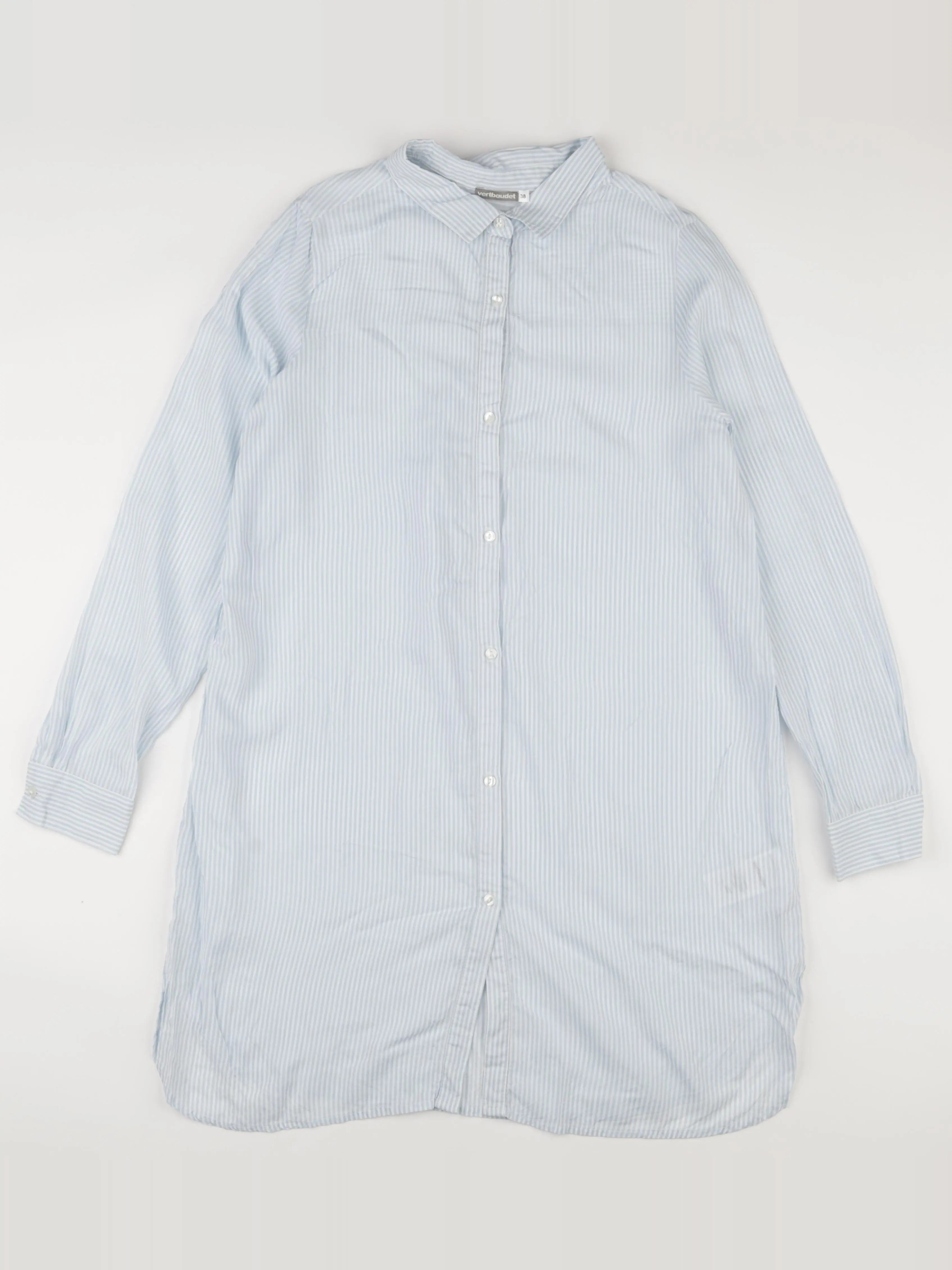 Vertbaudet - chemise grossesse bleu - 38