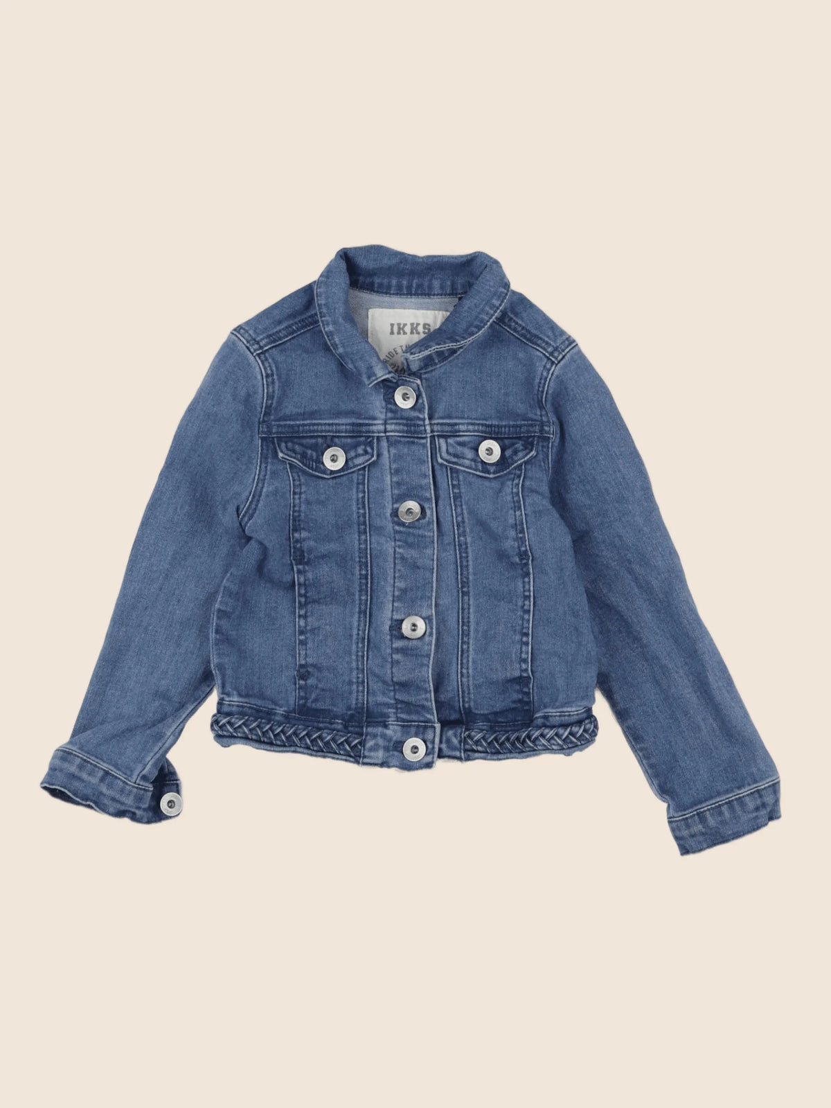 IKKS - veste imprimé au dos bleu - 4 ans
