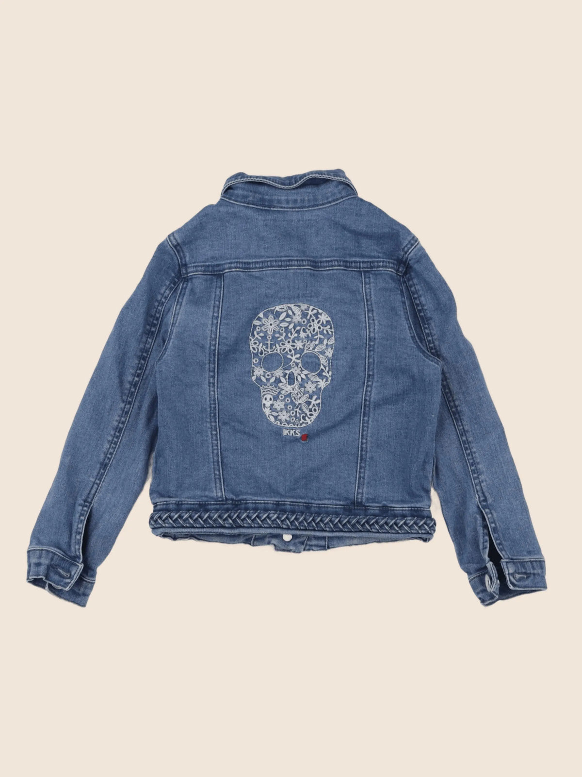 IKKS - veste imprimé au dos bleu - 4 ans