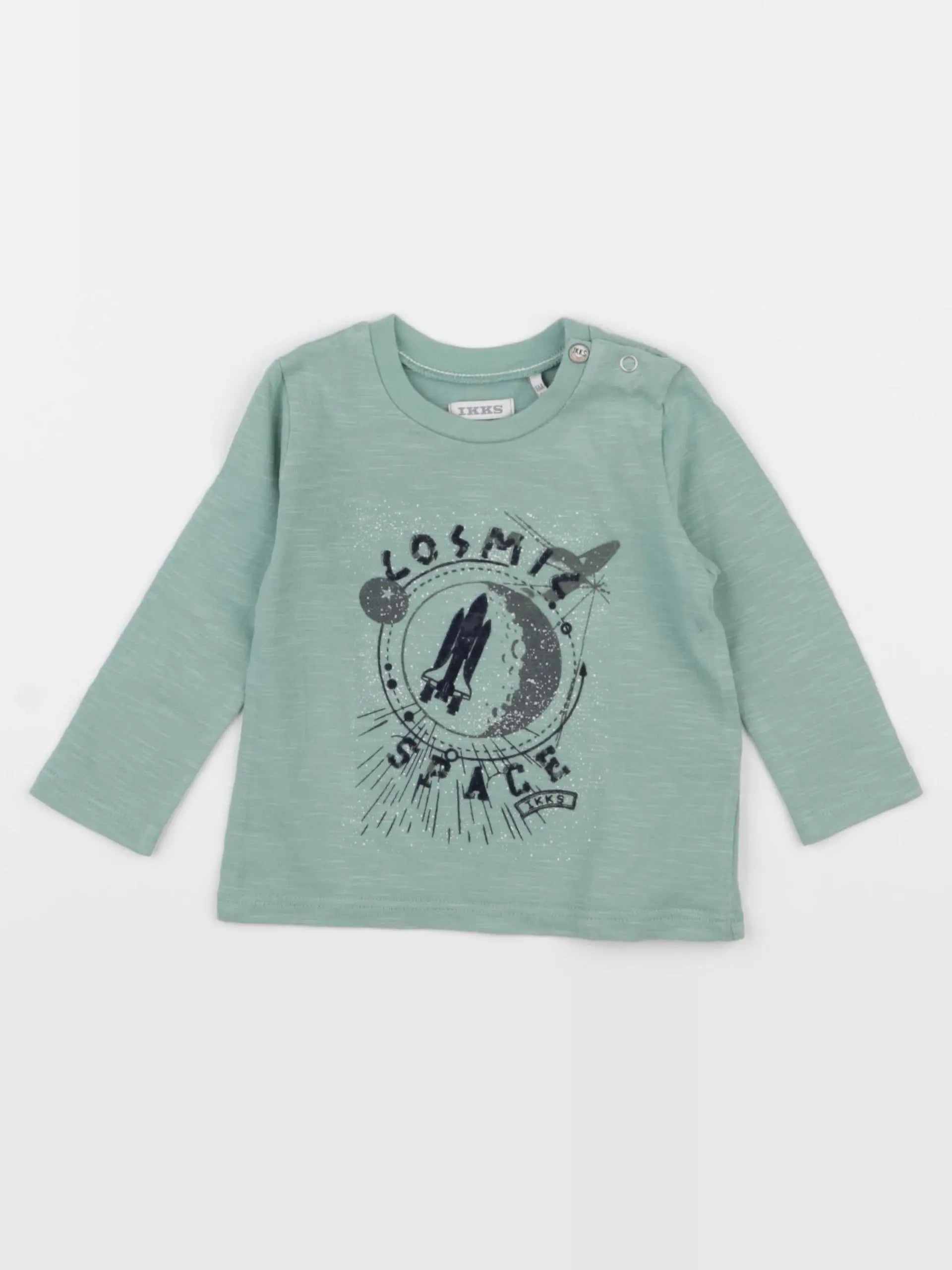 IKKS - tee-shirt vert - 6 mois