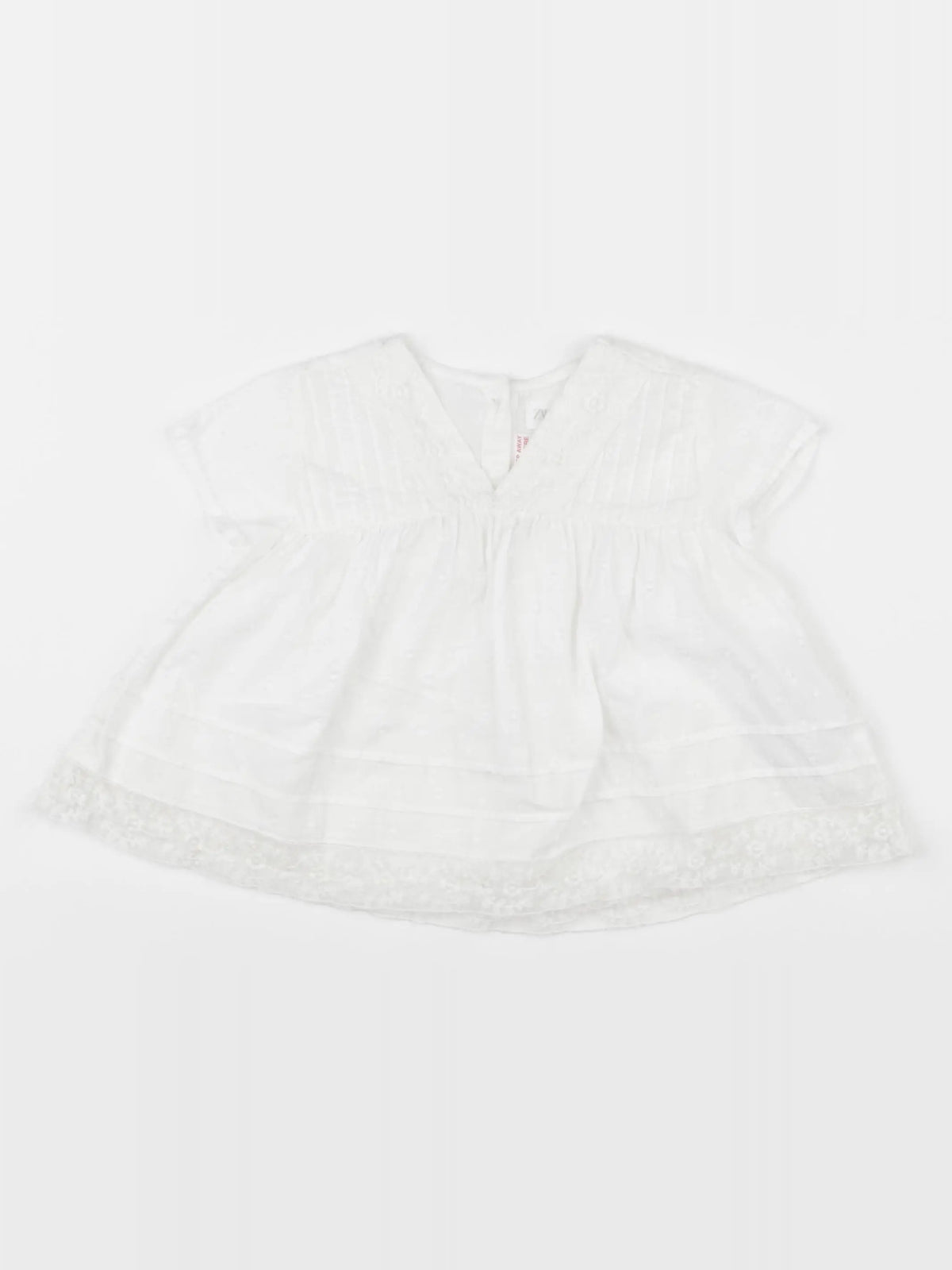 Zara - blouse blanc - 9/12 mois