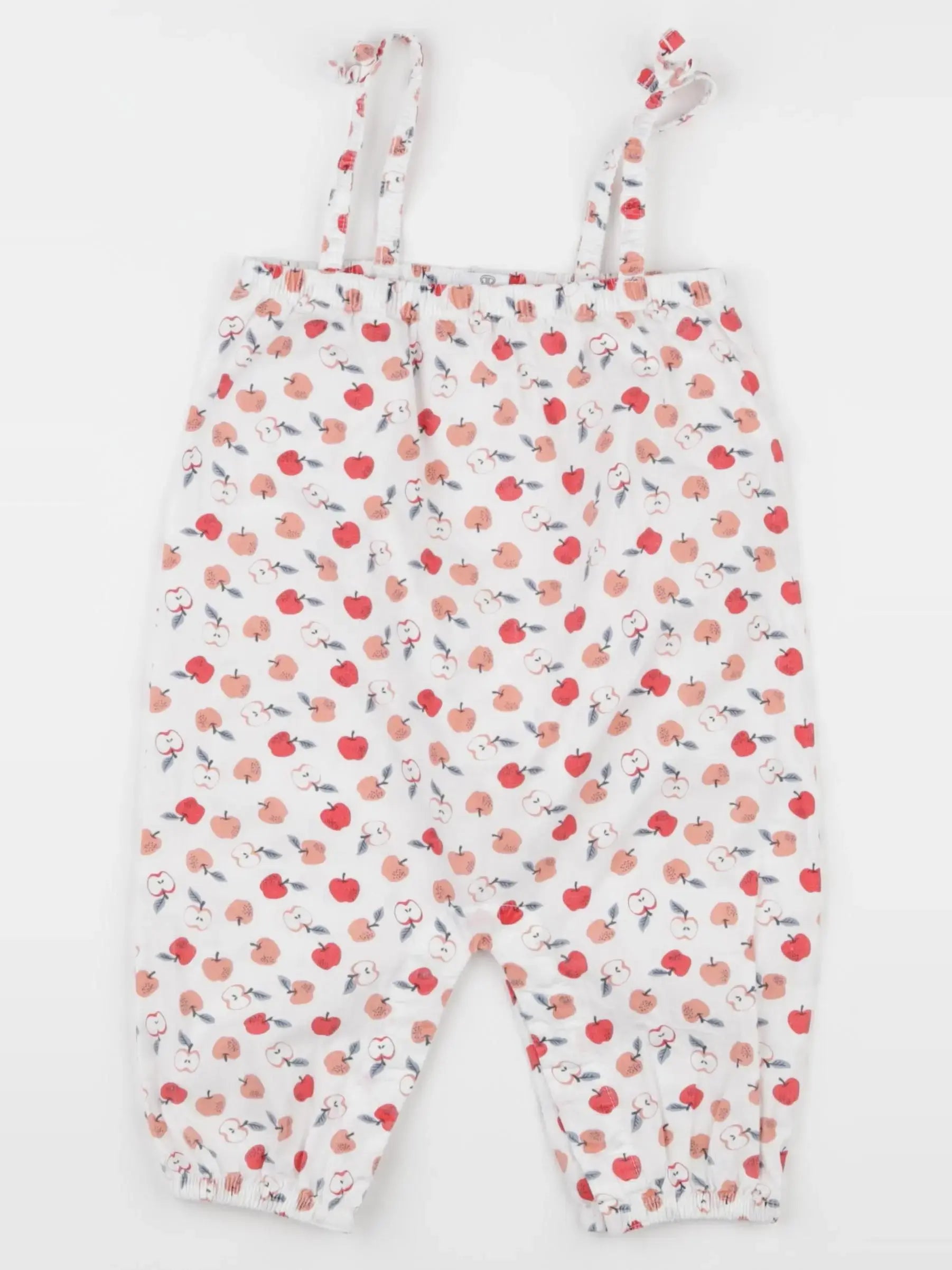 La Redoute - combinaison blanc, rouge - 12 mois