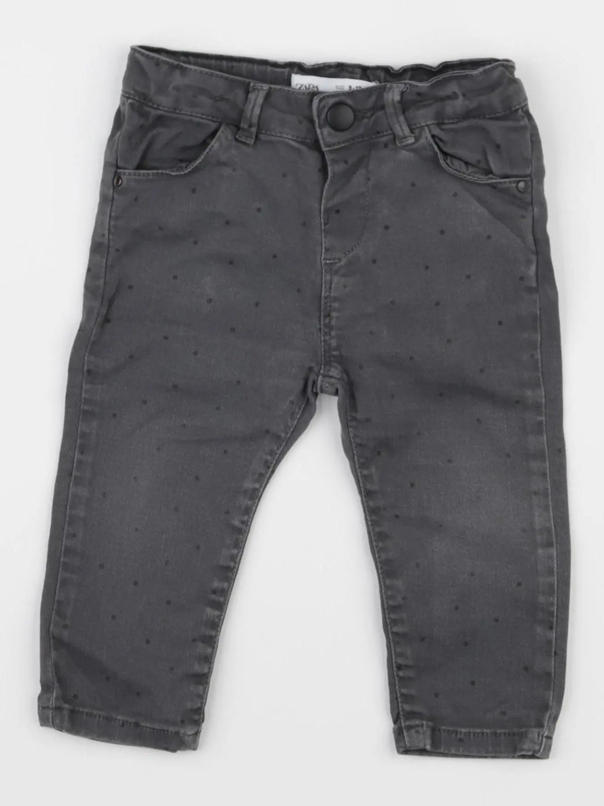 Zara - jean gris - 9/12 mois