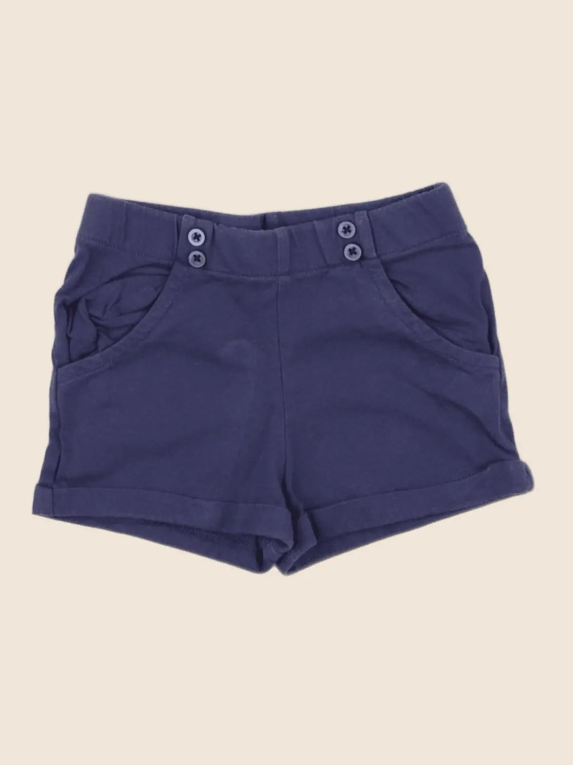Boutchou - short bleu - 6 mois