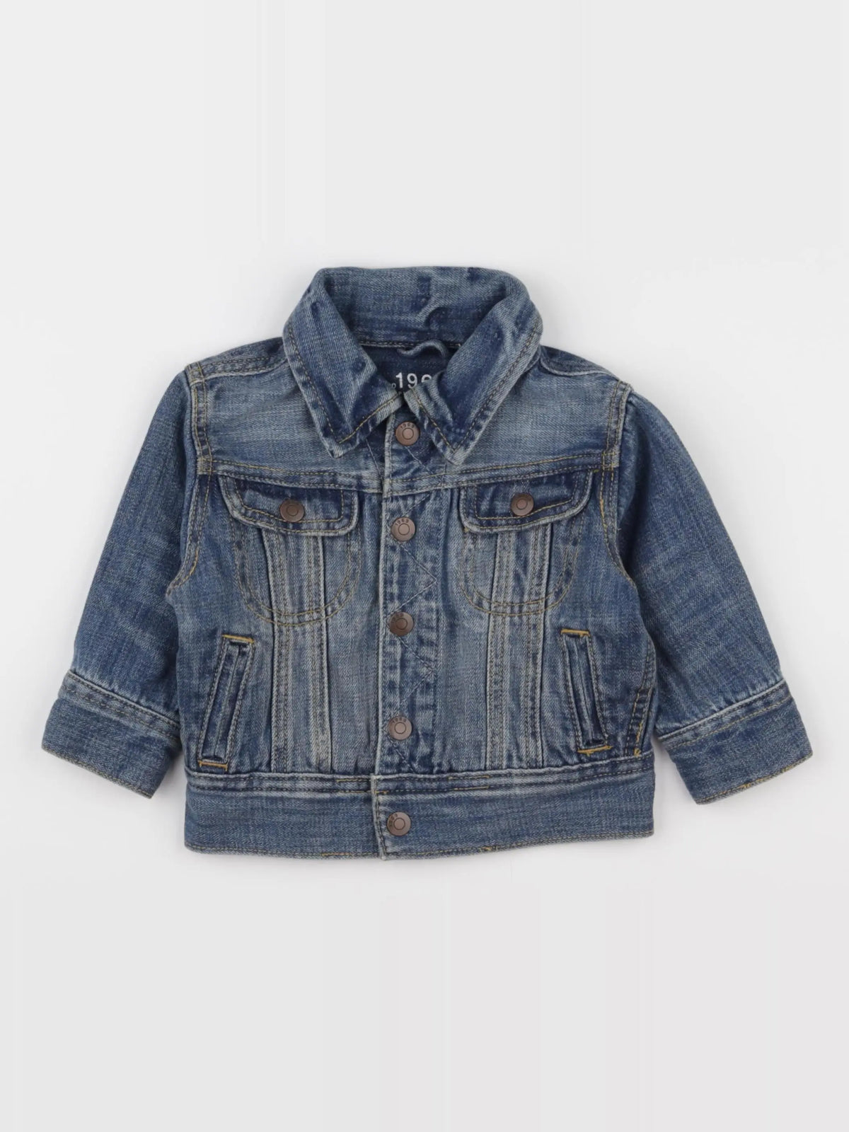 GAP - veste bleu - 12/18 mois
