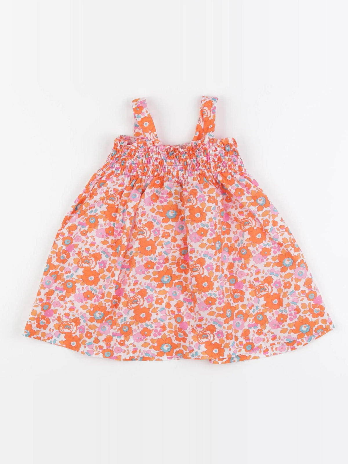 Jacadi - robe liberty multicolore - 12 mois