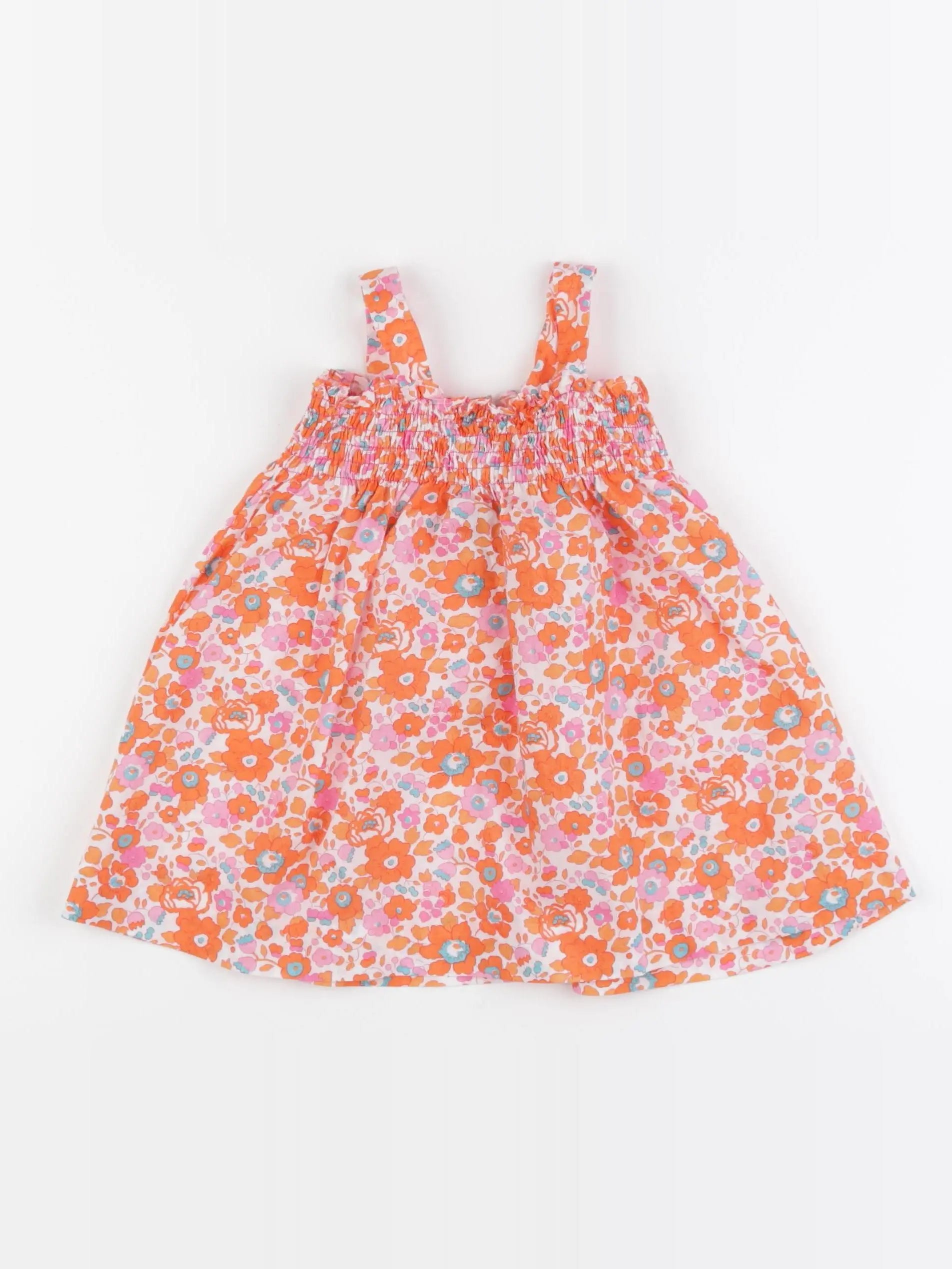 Jacadi - robe liberty multicolore - 12 mois