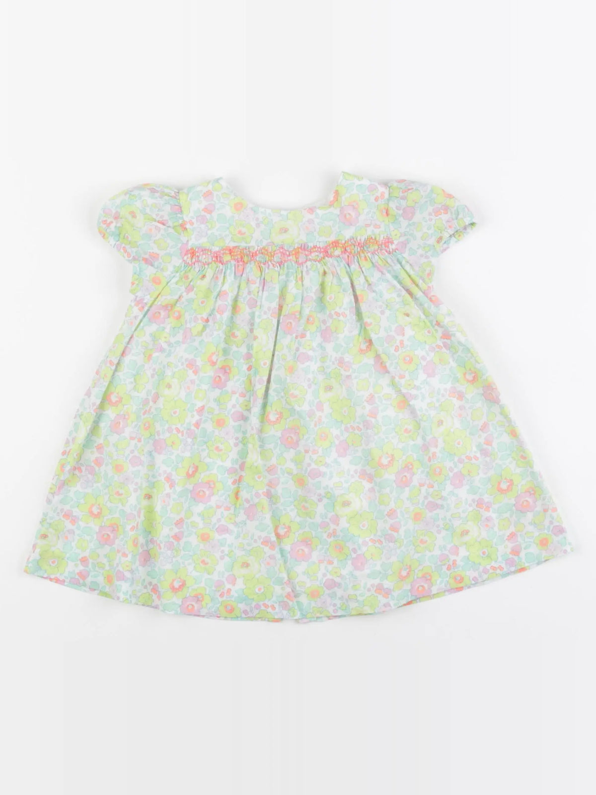 Jacadi - robe liberty multicolore - 12 mois