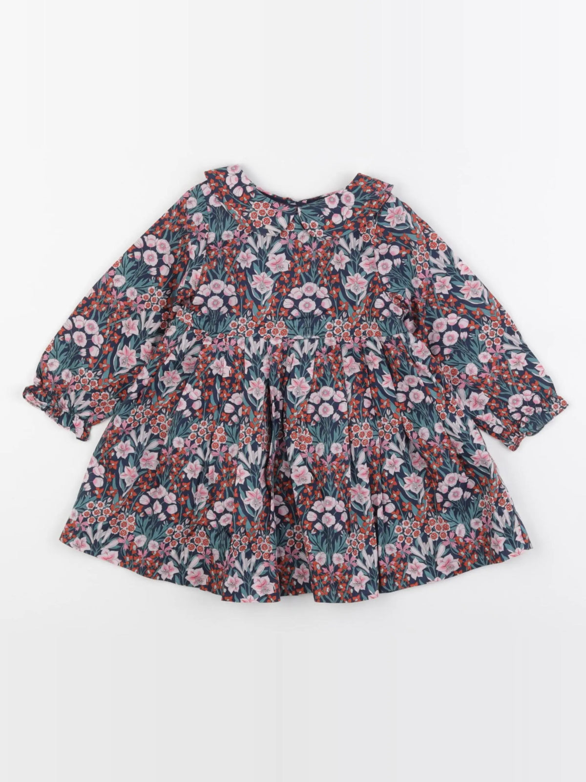 Jacadi - robe liberty multicolore - 12 mois