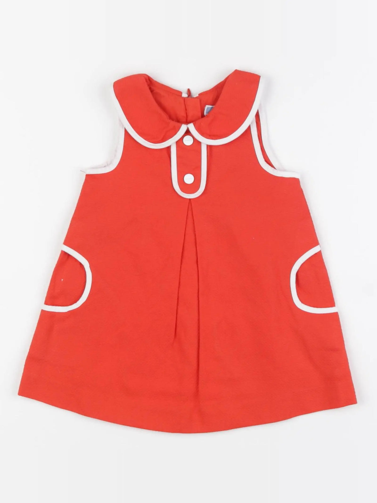 Jacadi - robe rouge - 12 mois