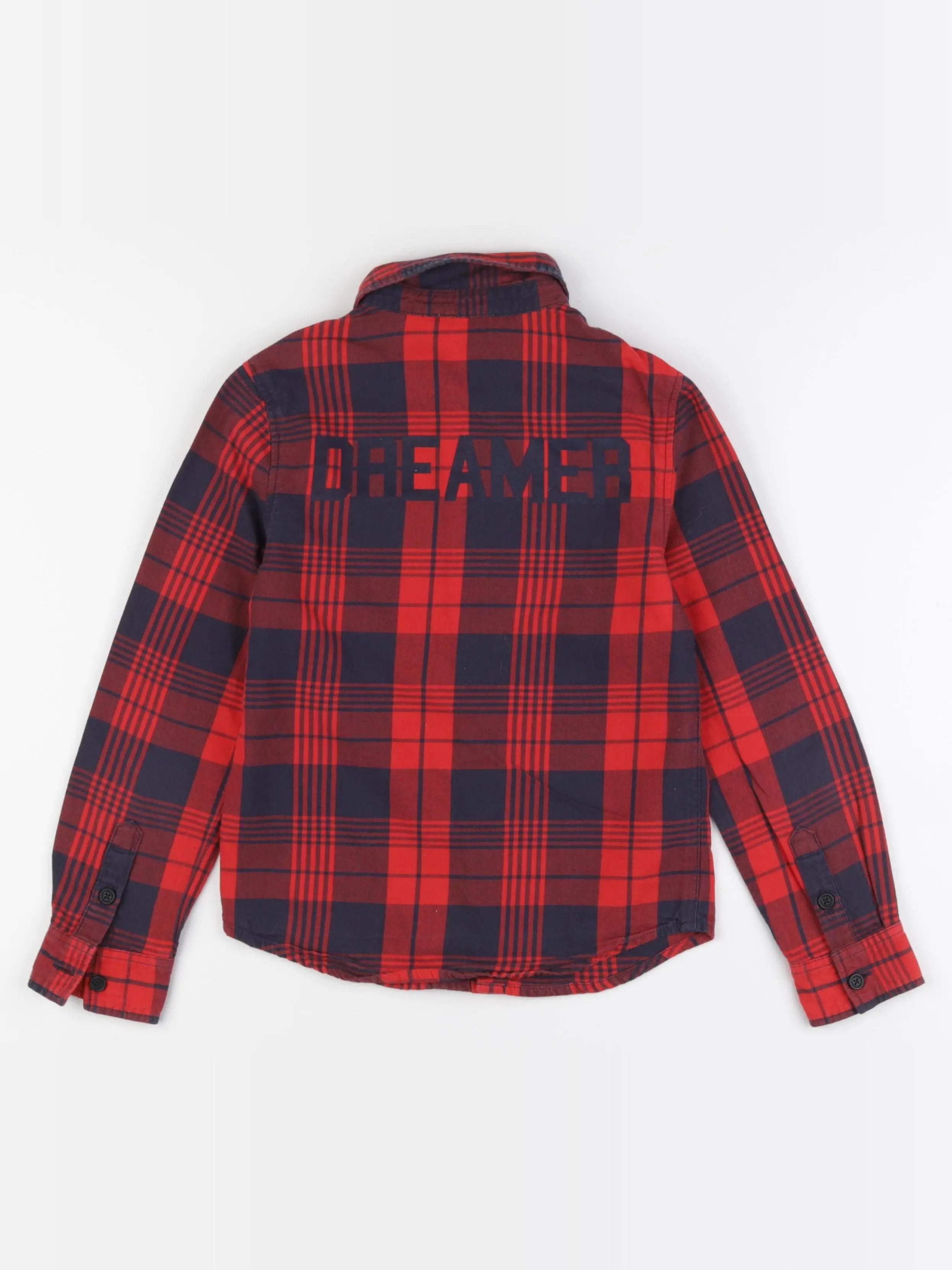 Zadig & Voltaire - chemise imprimé au dos rouge, bleu - 8 ans
