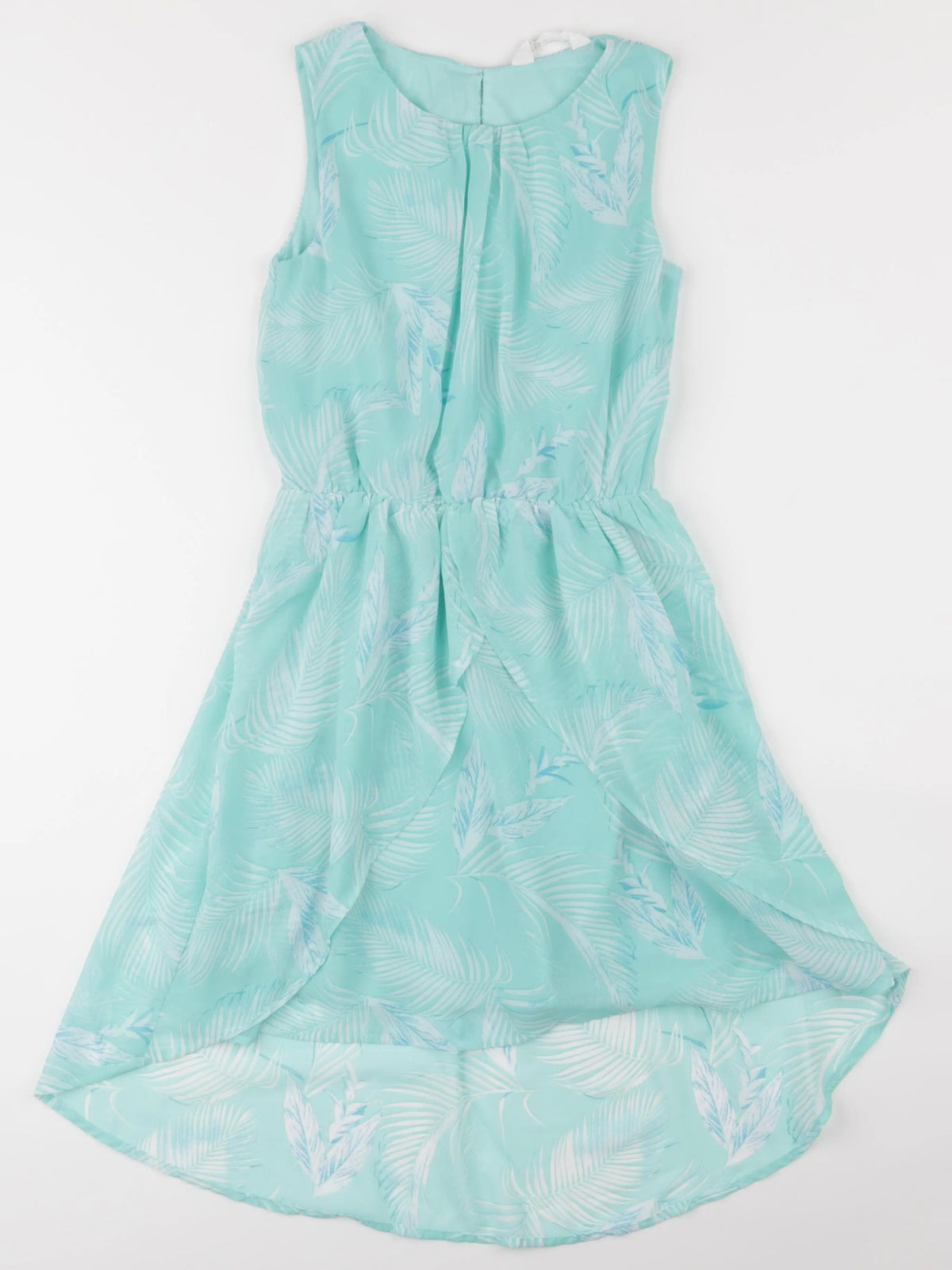 H&M - robe vert - 10/12 ans