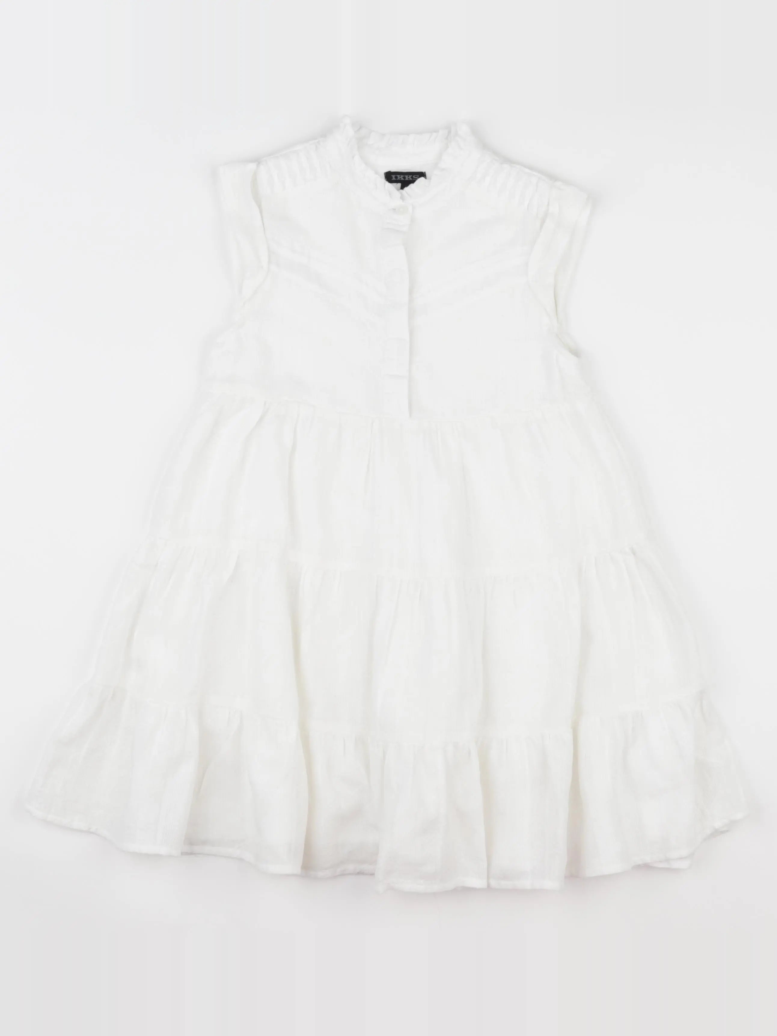 IKKS - robe blanc - 6 ans