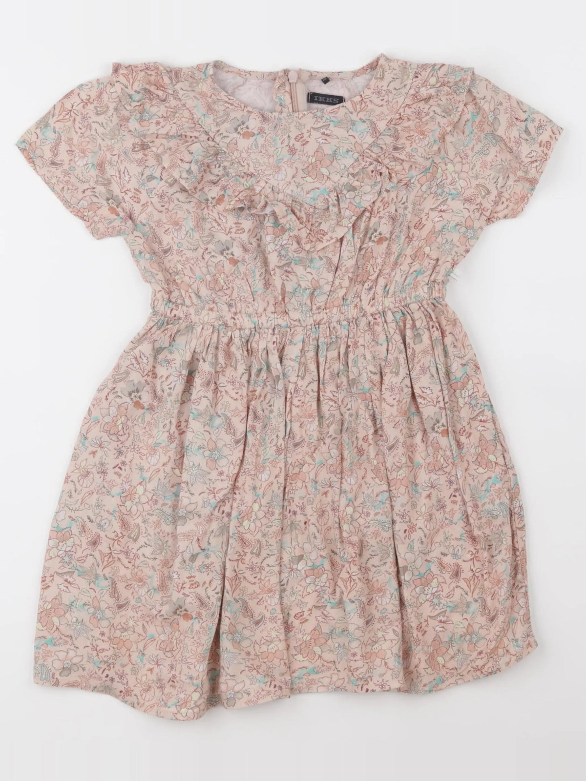 IKKS - robe rose - 6 ans