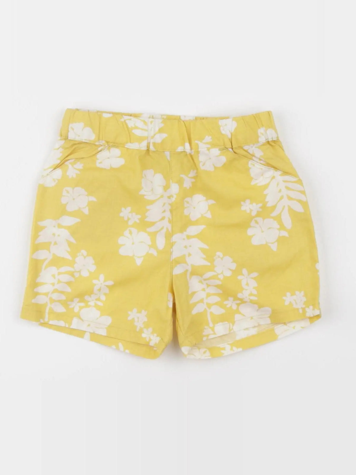 Petit Bateau - short jaune - 18 mois