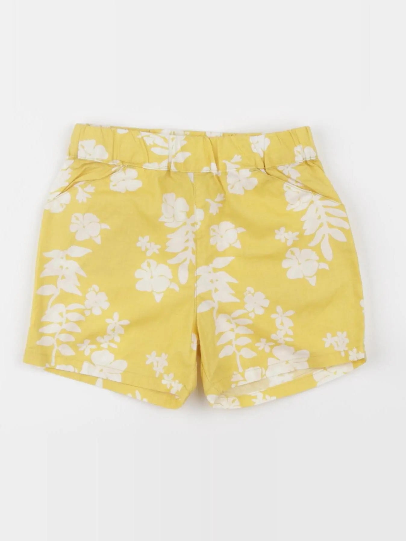 Petit Bateau - short jaune - 18 mois