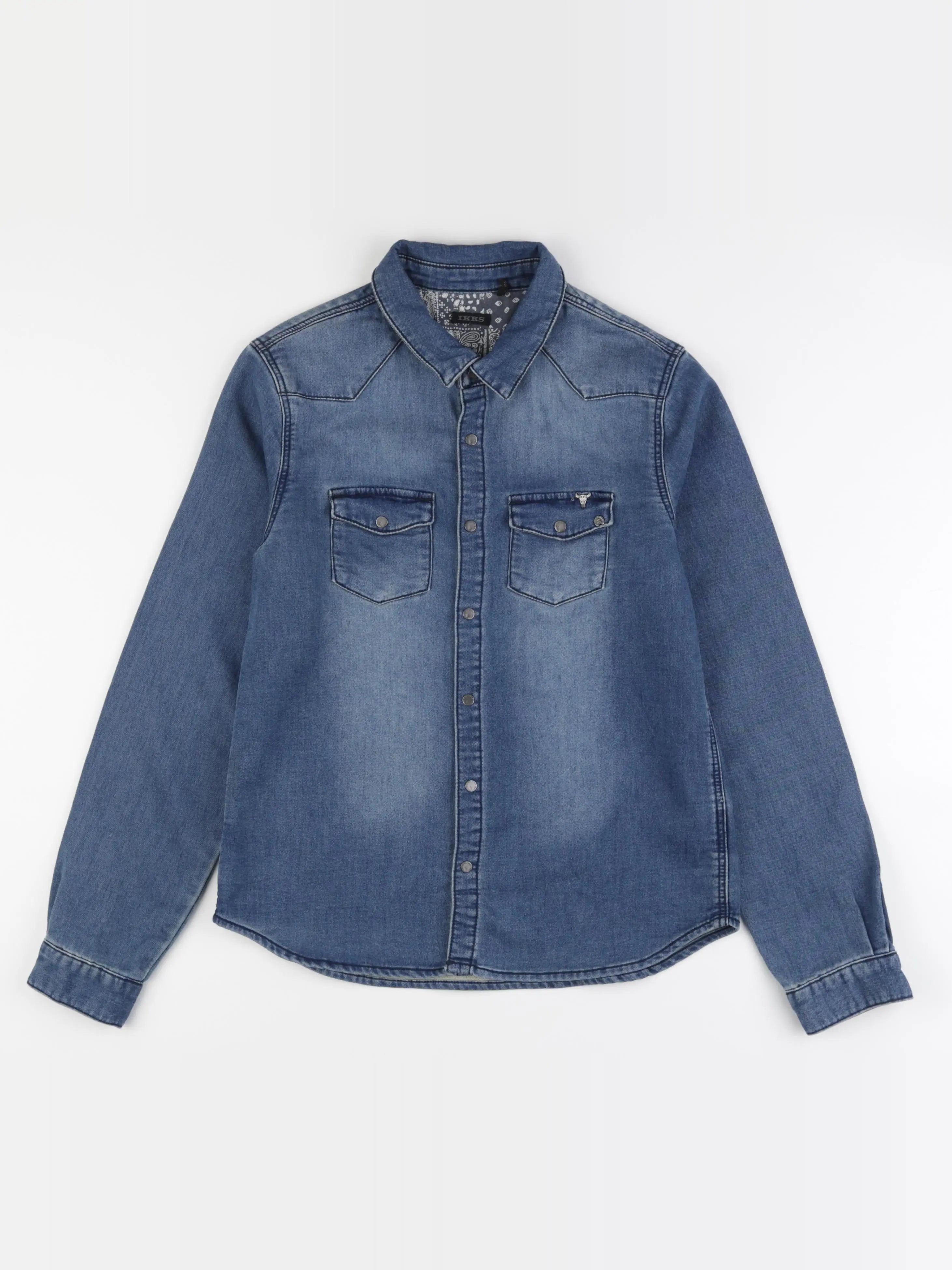 IKKS - chemise bleu - 12 ans